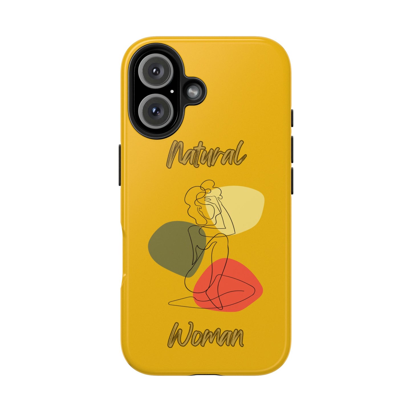 Natural Woman Colorful Pose (BL)Tough Phone Cases YELLOW