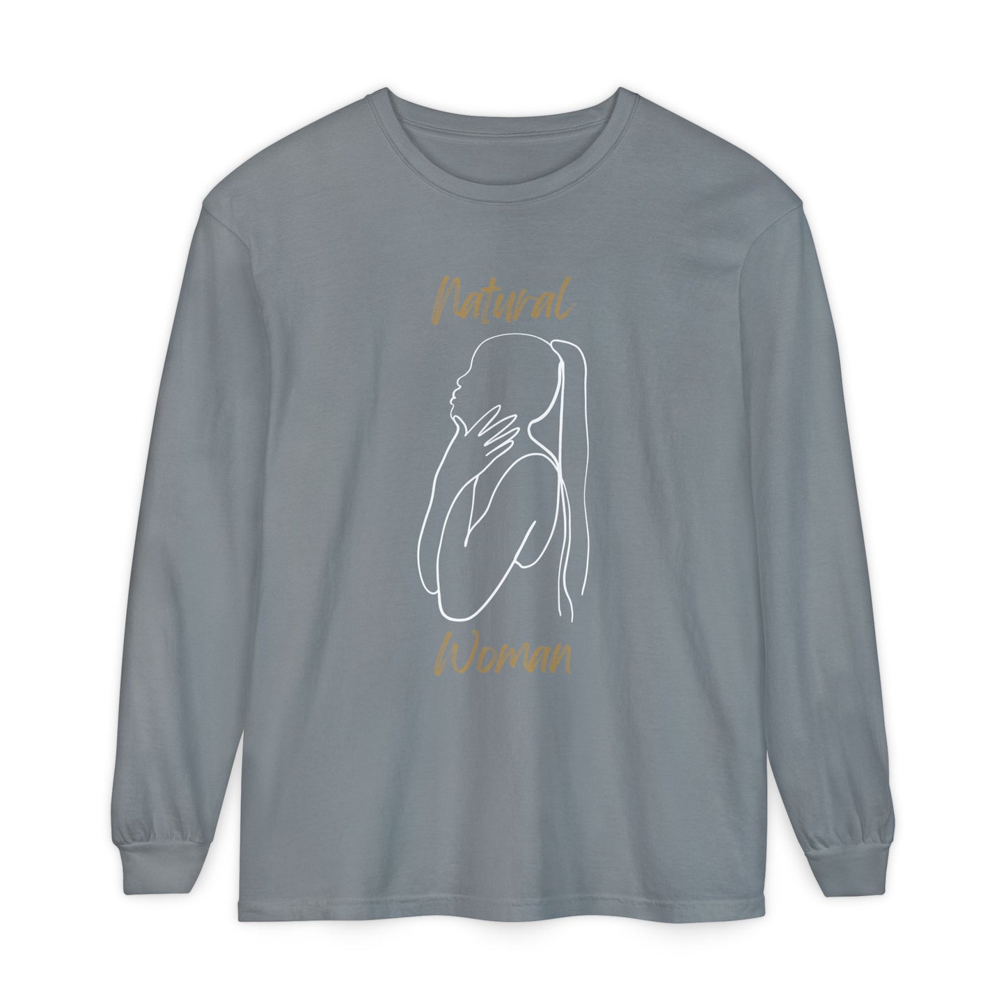 Natural Woman Ponytail (WL) Long Sleeve T-Shirt
