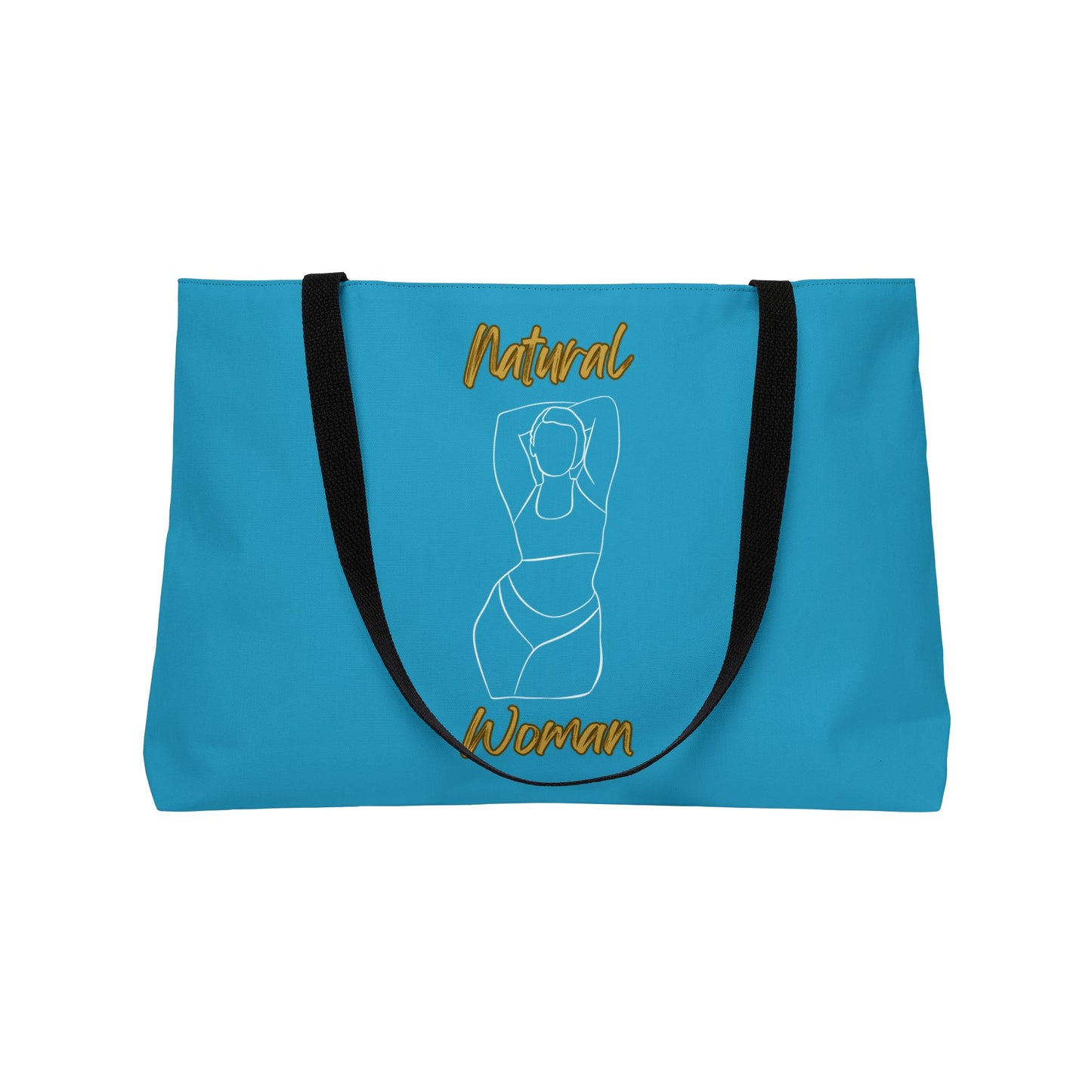 Natural Woman I Love Me (WL) Weekender Tote Bag TURQUOISE