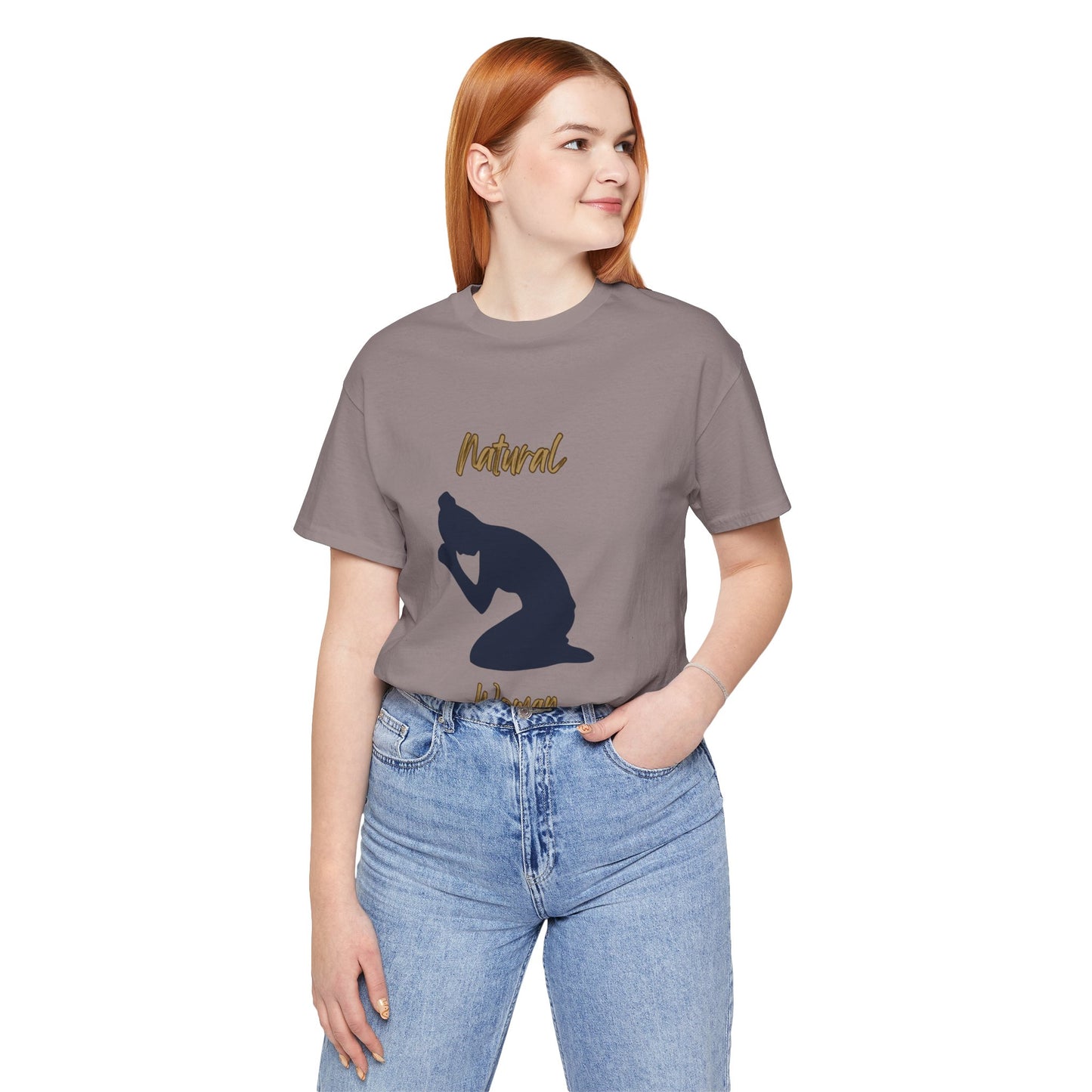 Natural Woman Pray (BL) Short Sleeve T-Shirt