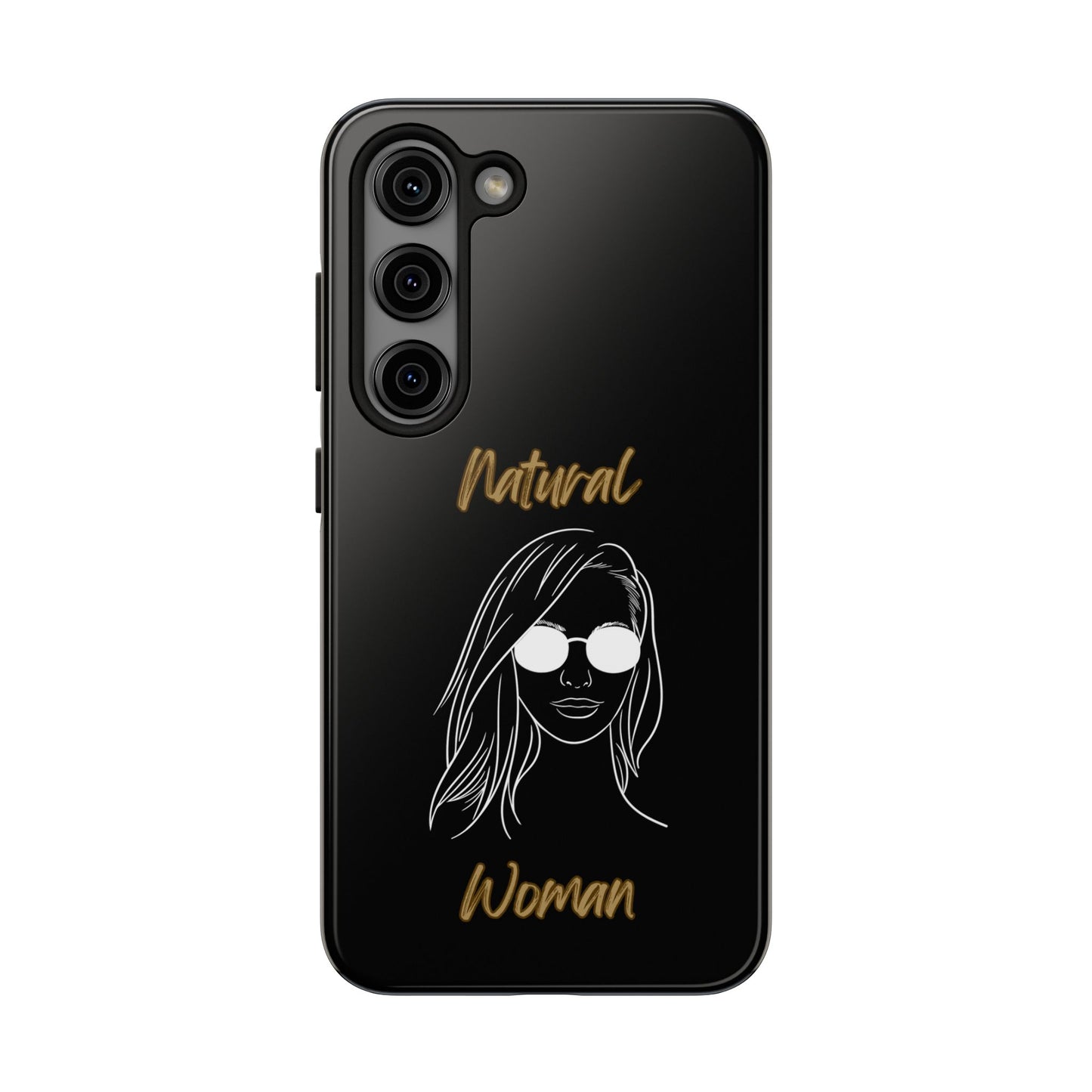Natural Woman Shades (WL)Tough Phone Cases BLACK