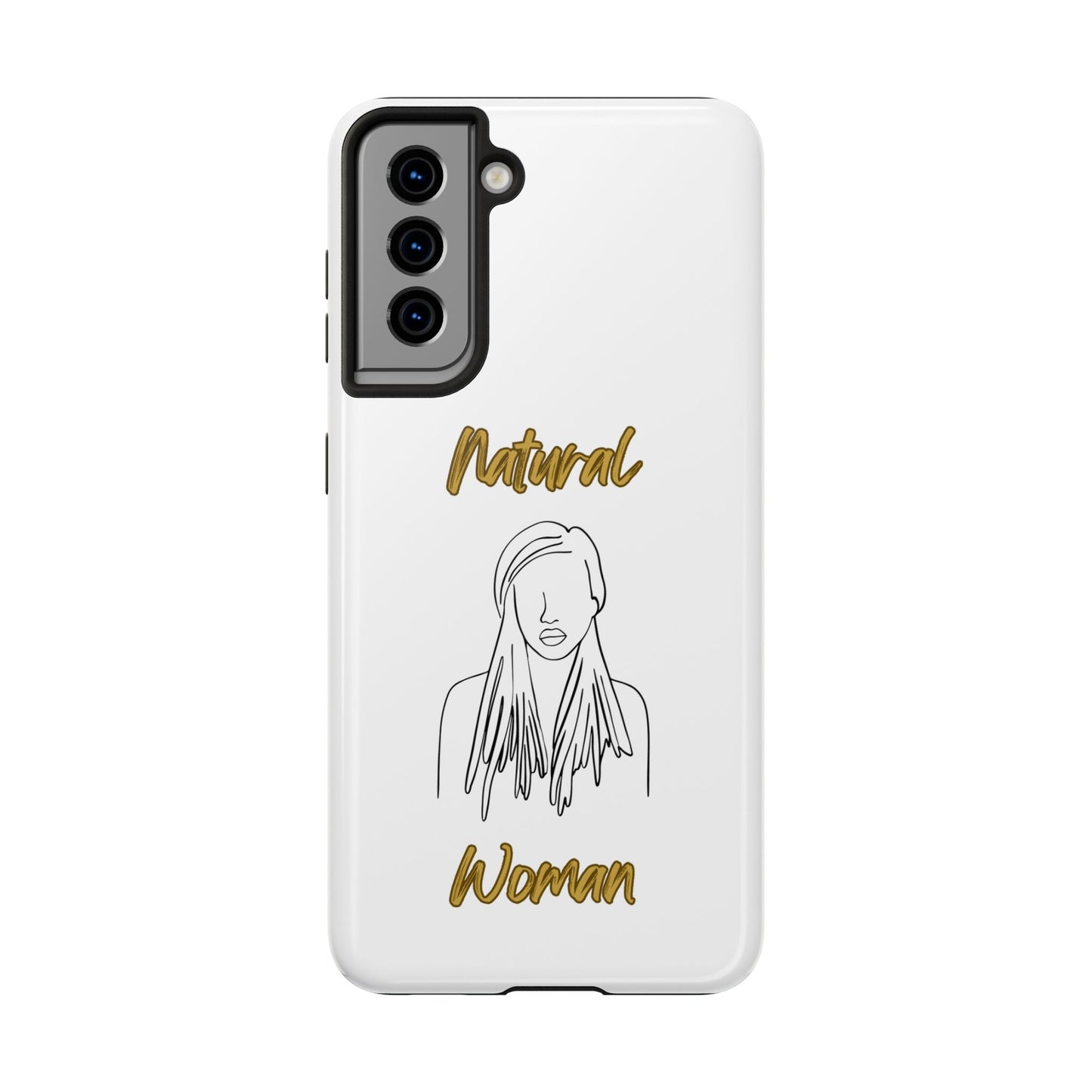 Natural Woman Content (BL)Tough Phone Cases WHITE