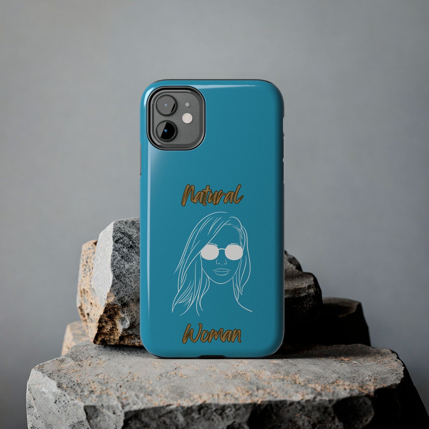 Natural Woman Shades (WL)Tough Phone Cases TURQUOISE