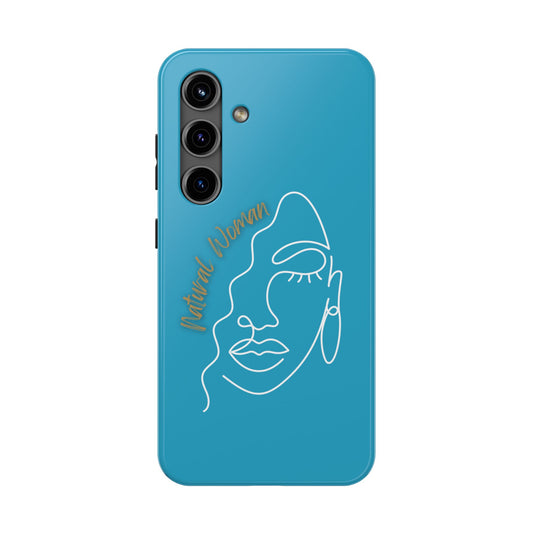 Natural Woman Half Face (WL)Tough Phone Case TURQUOISE