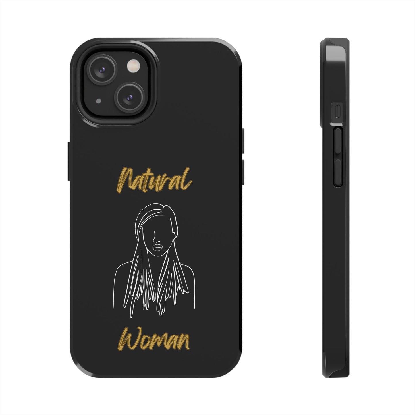 Natural Woman Content (WL)Tough Phone Cases BLACK