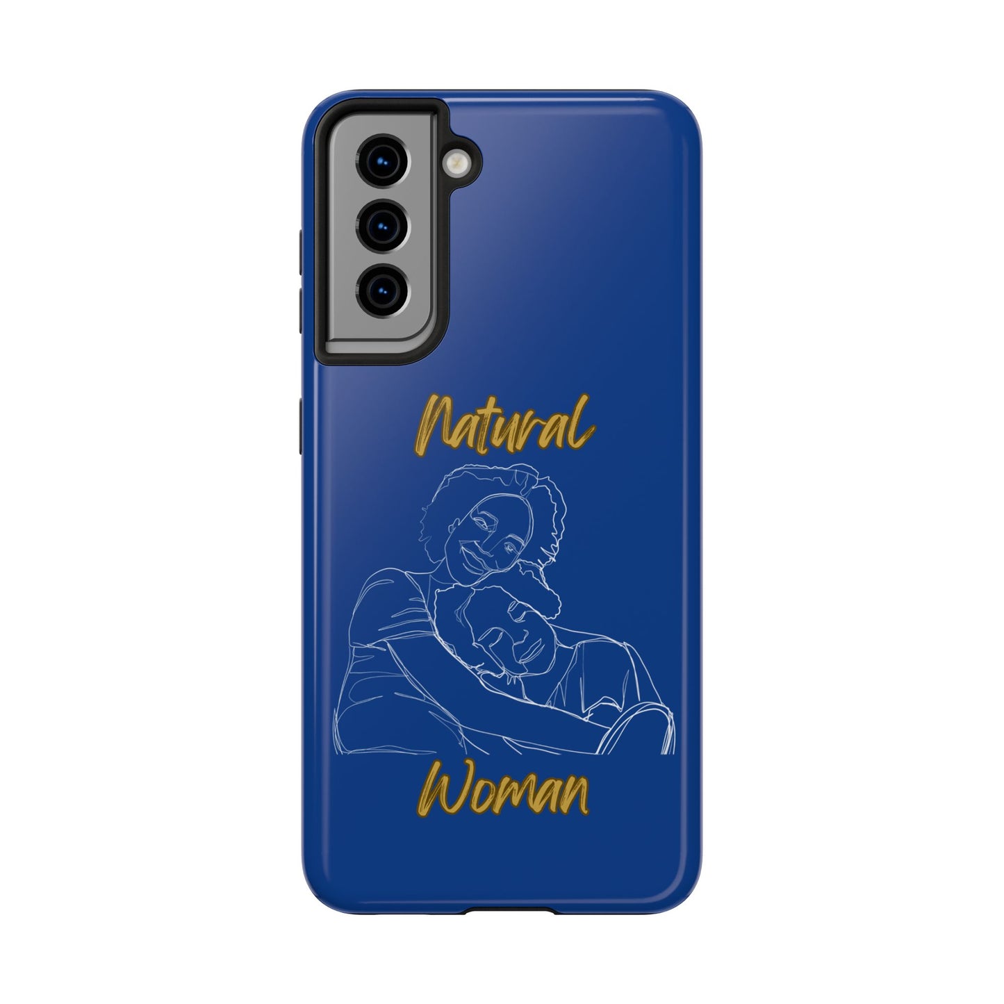 Natural Woman Loving Embrace (WL)Tough Phone Cases DARK BLUE
