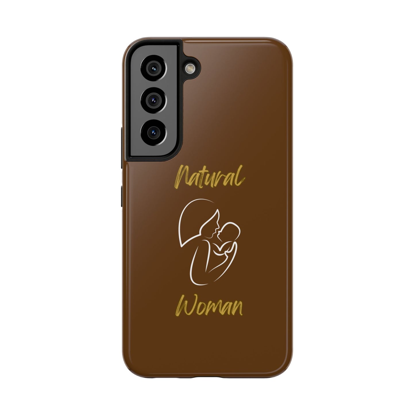 Natural Woman Long Awaited (WL)Tough Phone Cases BROWN