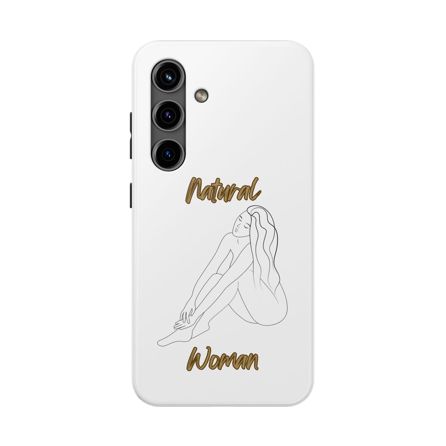 Natural Woman Beauty (BL) Tough Phone Cases WHITE