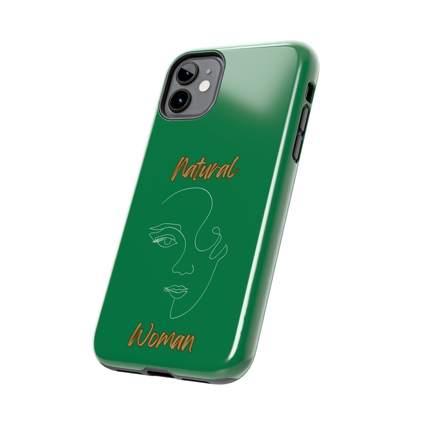 Natural Woman Looking (WL) Tough Phone Cases DARK GREEN