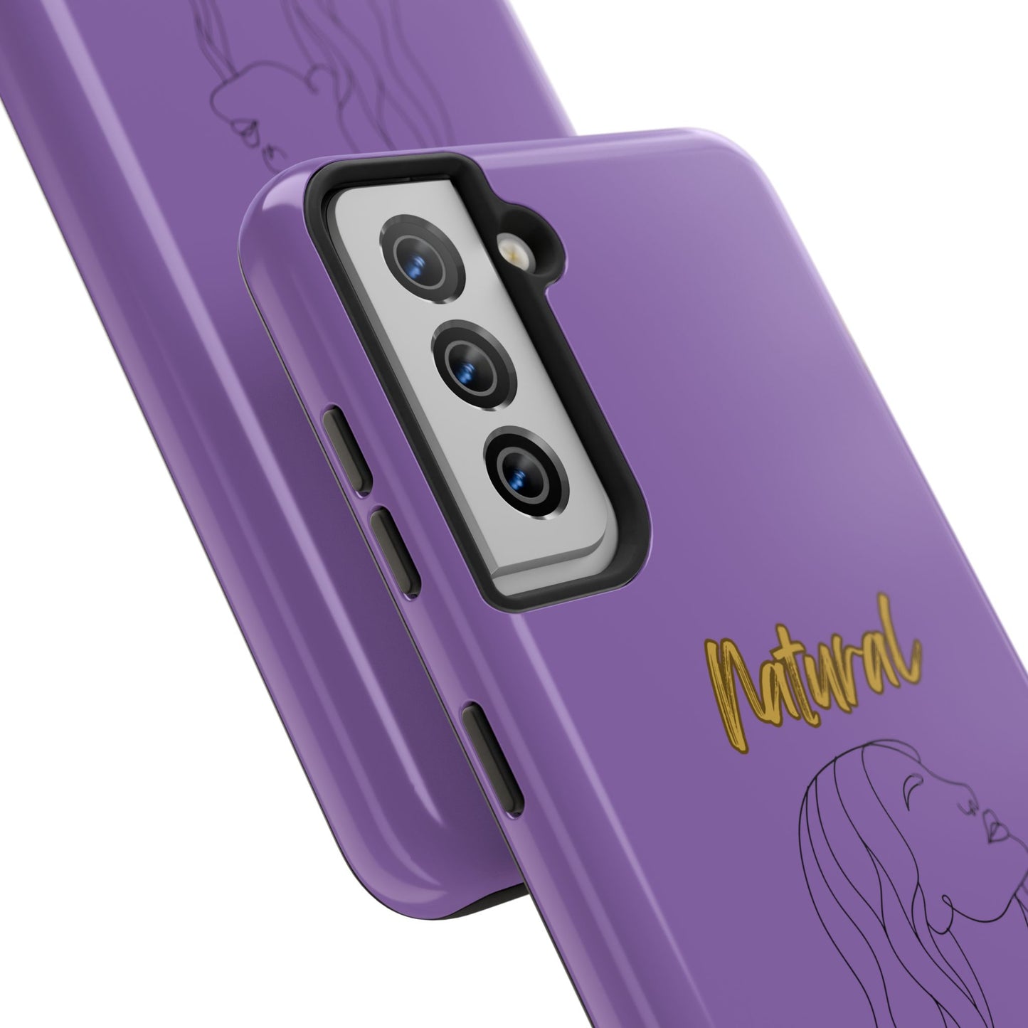 Natural Woman Breeze On Face (BL)Tough Phone Cases LIGHT PURPLE