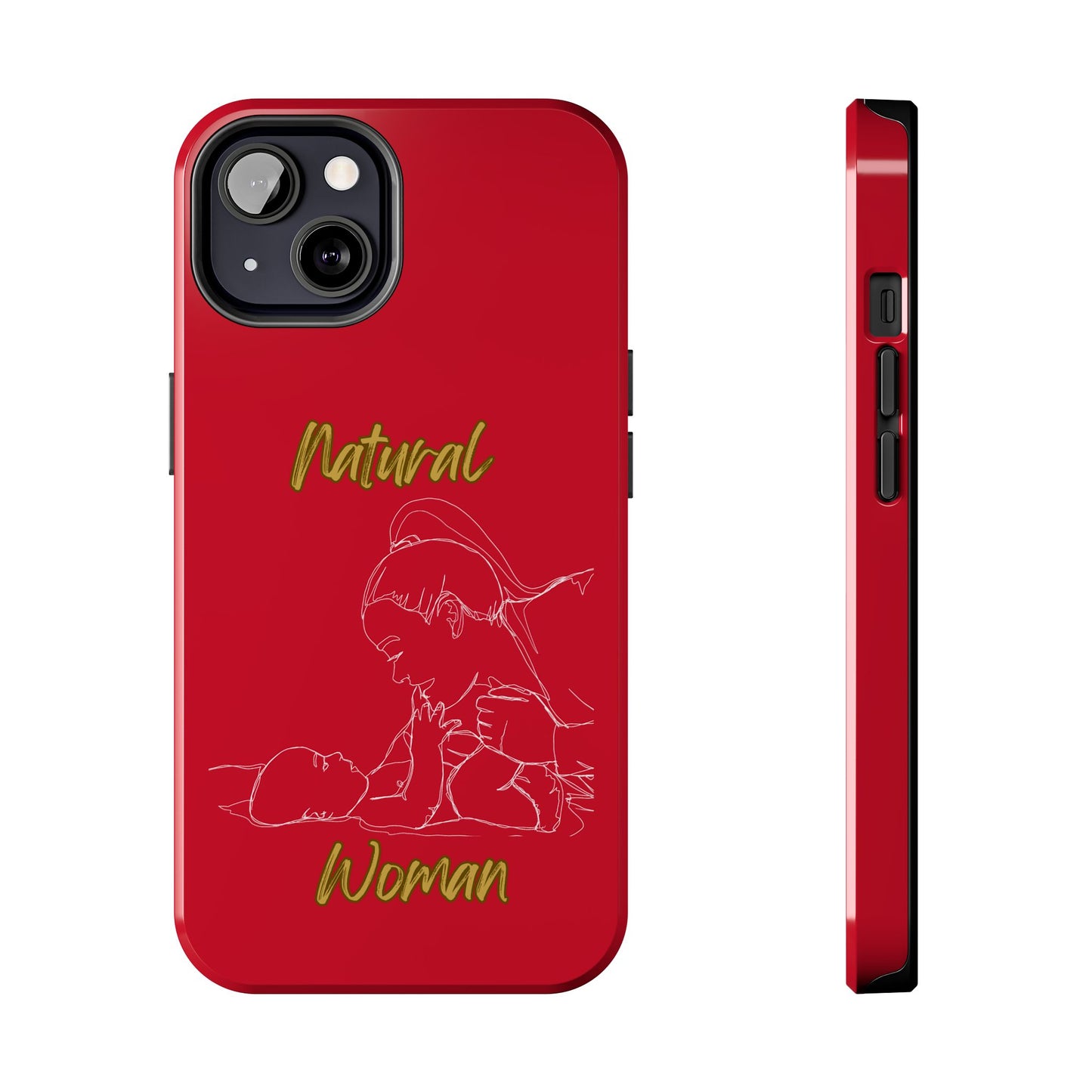 Natural Woman New Life (WL)Tough Phone Cases DARK RED