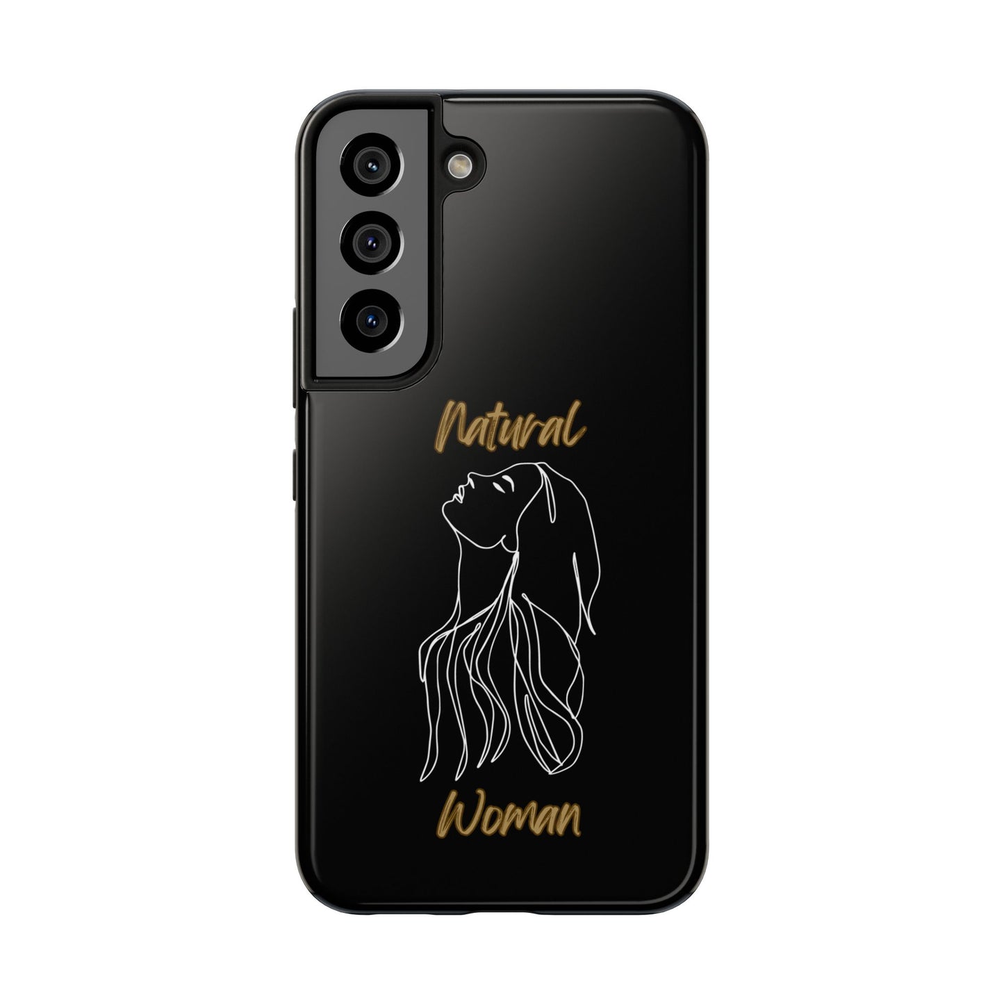 Natural Woman Appreciation (WL)Tough Phone Cases BLACK