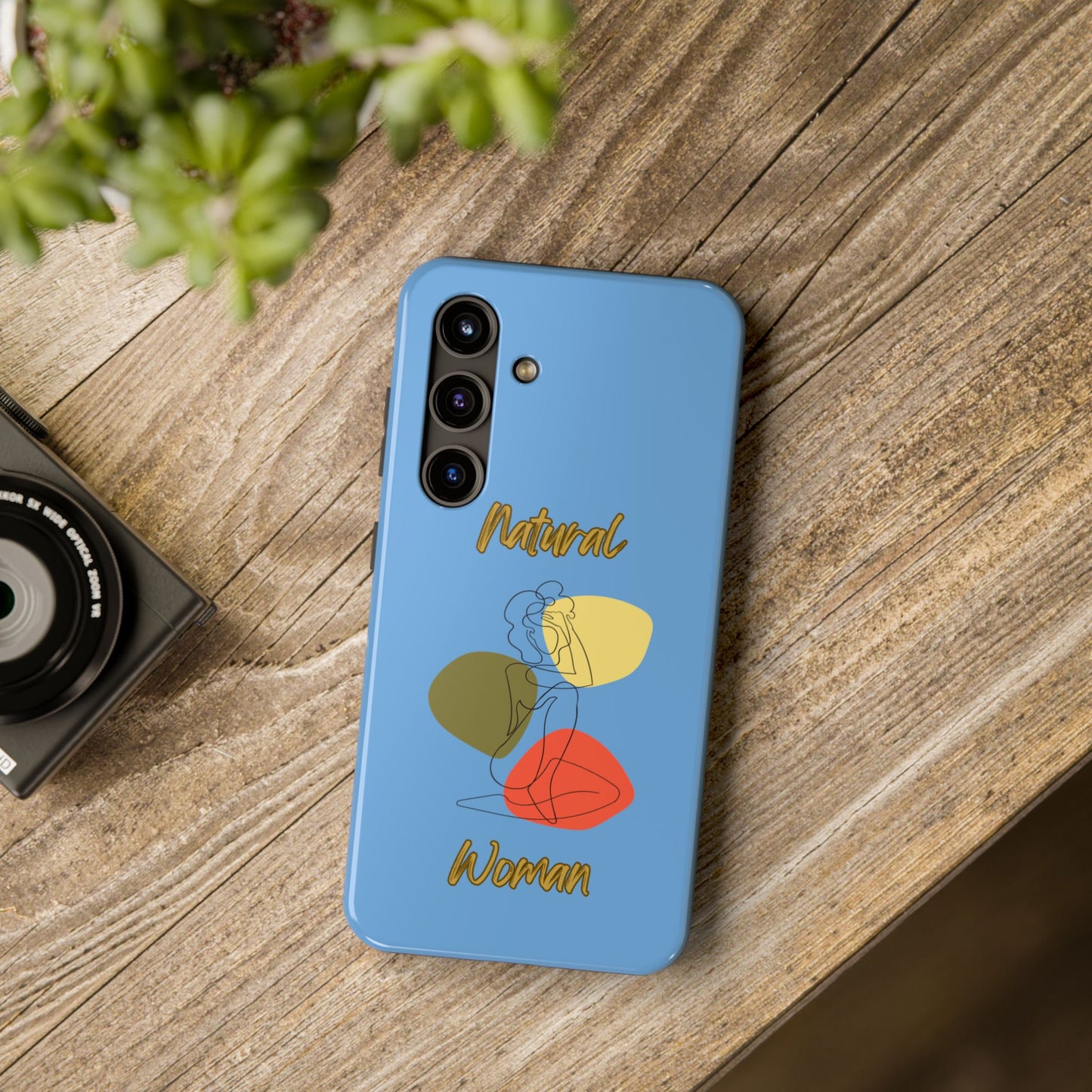 Natural Woman Colorful Pose (BL)Tough Phone Cases LIGHT BLUE