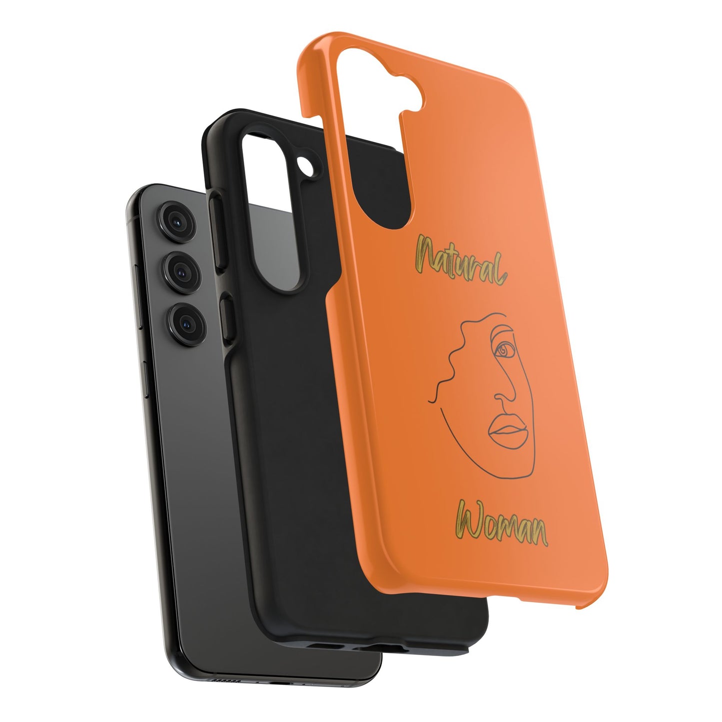 Natural Woman Peekaboo (BL)Tough Phone Cases CRUSTA