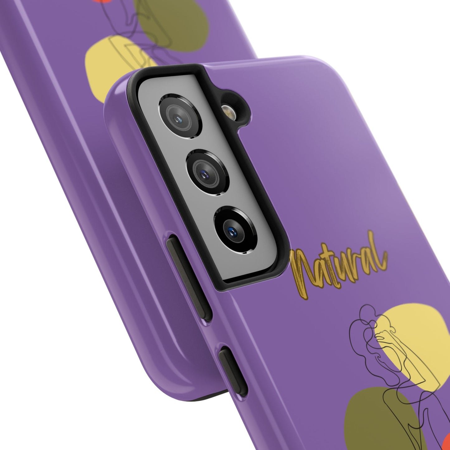 Natural Woman Colorful Pose (BL)Tough Phone Cases LIGHT PURPLE