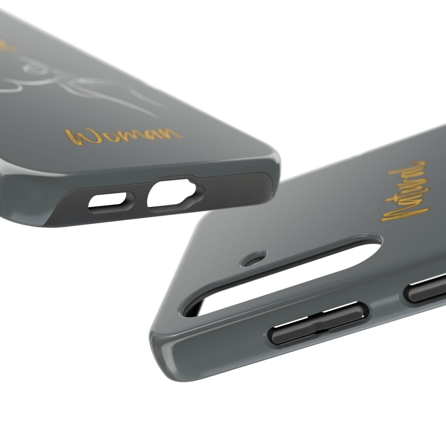 Natural Woman Chin Up (WL)Tough Phone Cases DARK GREY