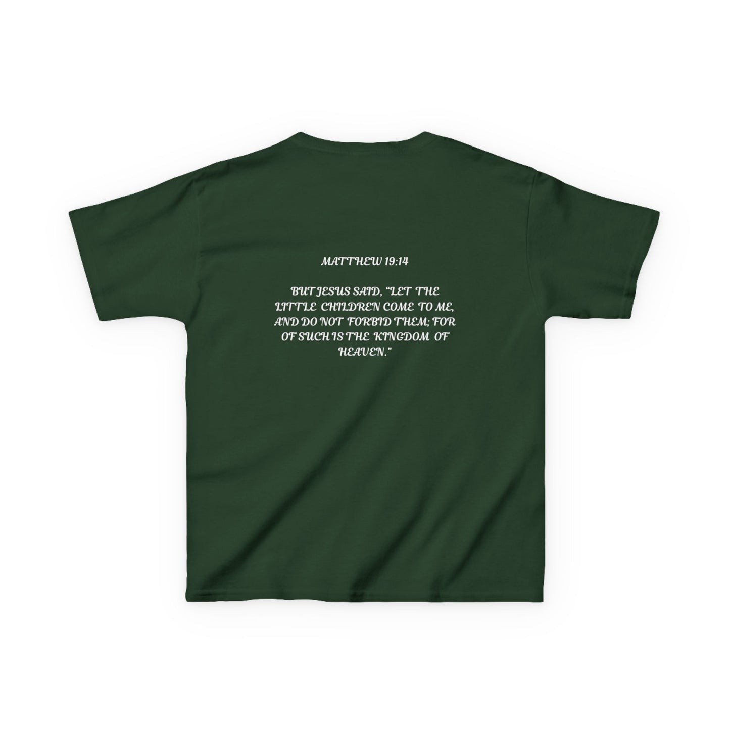 Children of the King Inspirational Kids Cotton T-Shirt (BL)