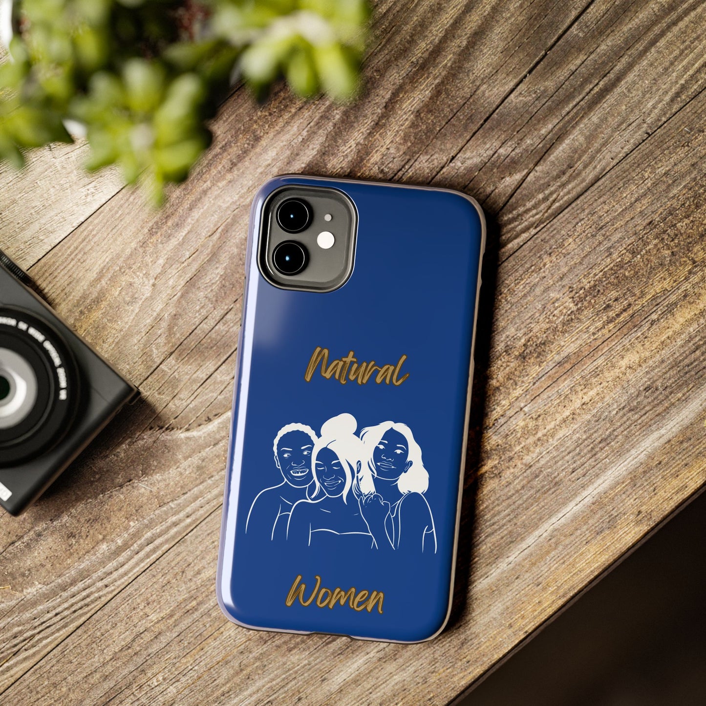 Natural Women Laughing Friends (WL)Tough Phone Cases DARK BLUE