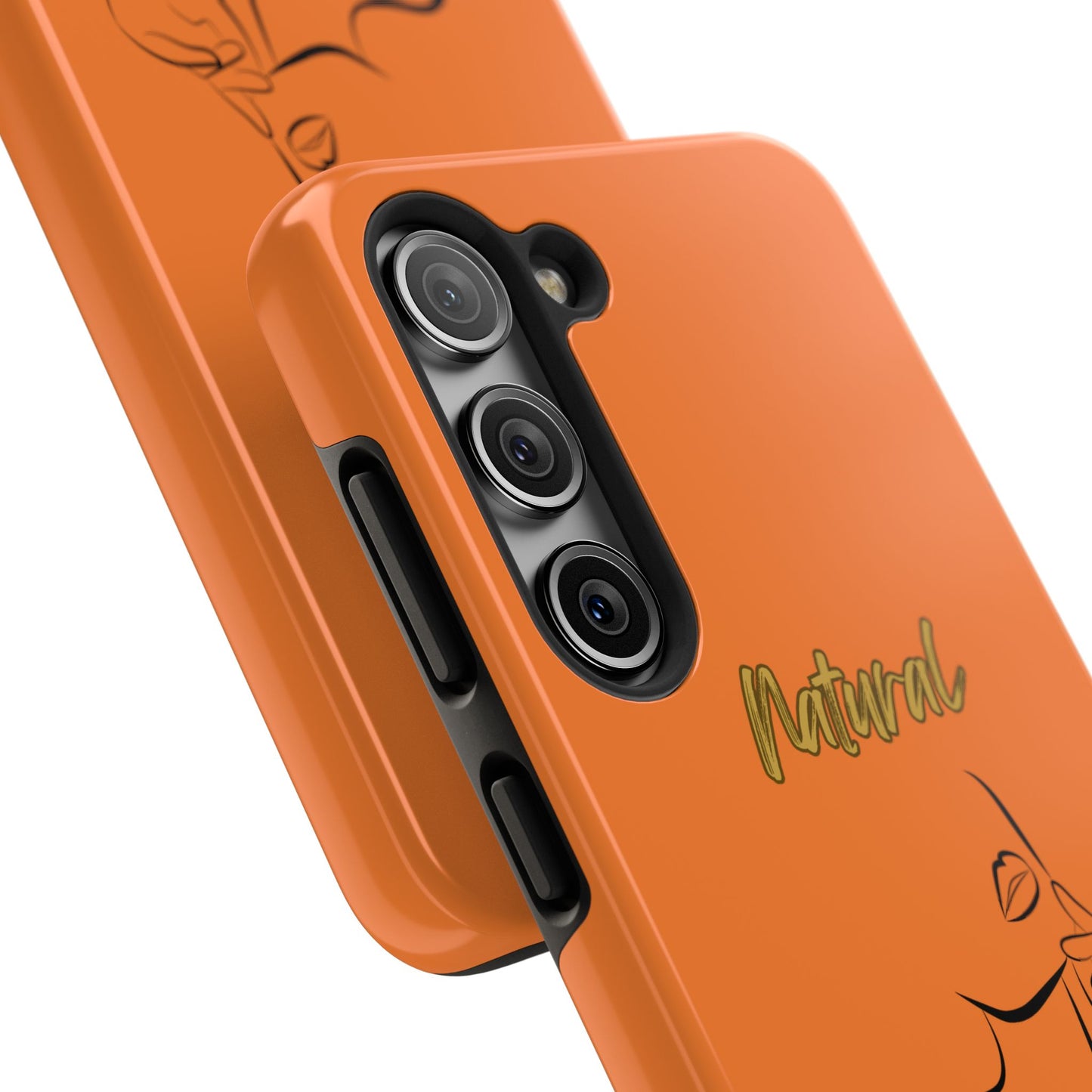 Natural Woman Chin Up (BL)Tough Phone Cases CUSTA