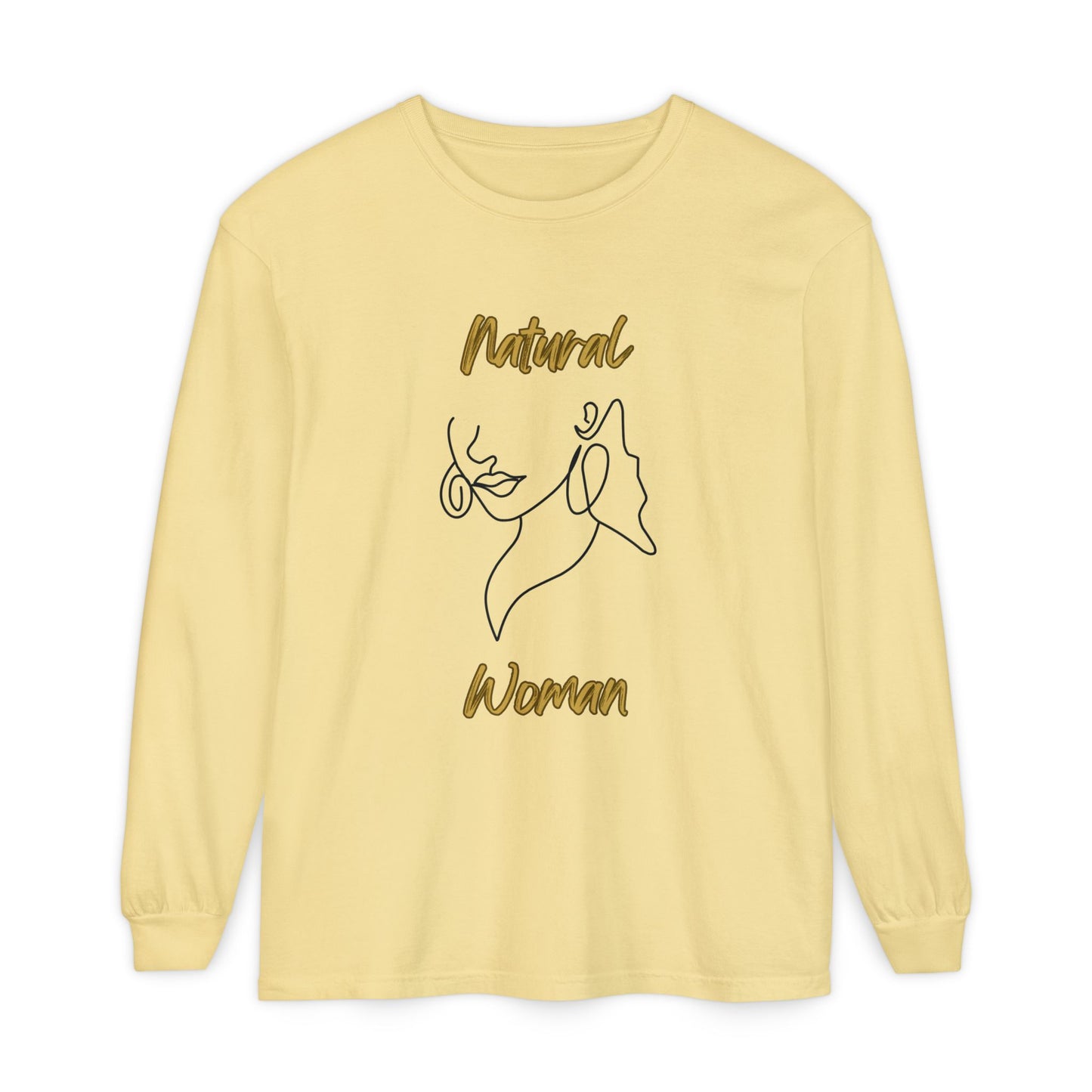 Natural Woman Lips (BL) Long Sleeve T-Shirt