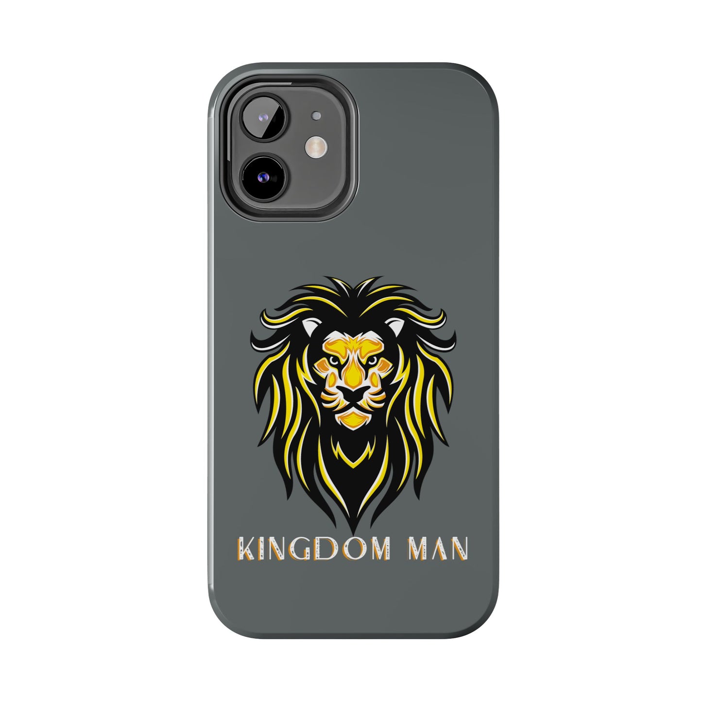 Kingdom Man (White-Gold Label) Tough Phone Case DARK GREY