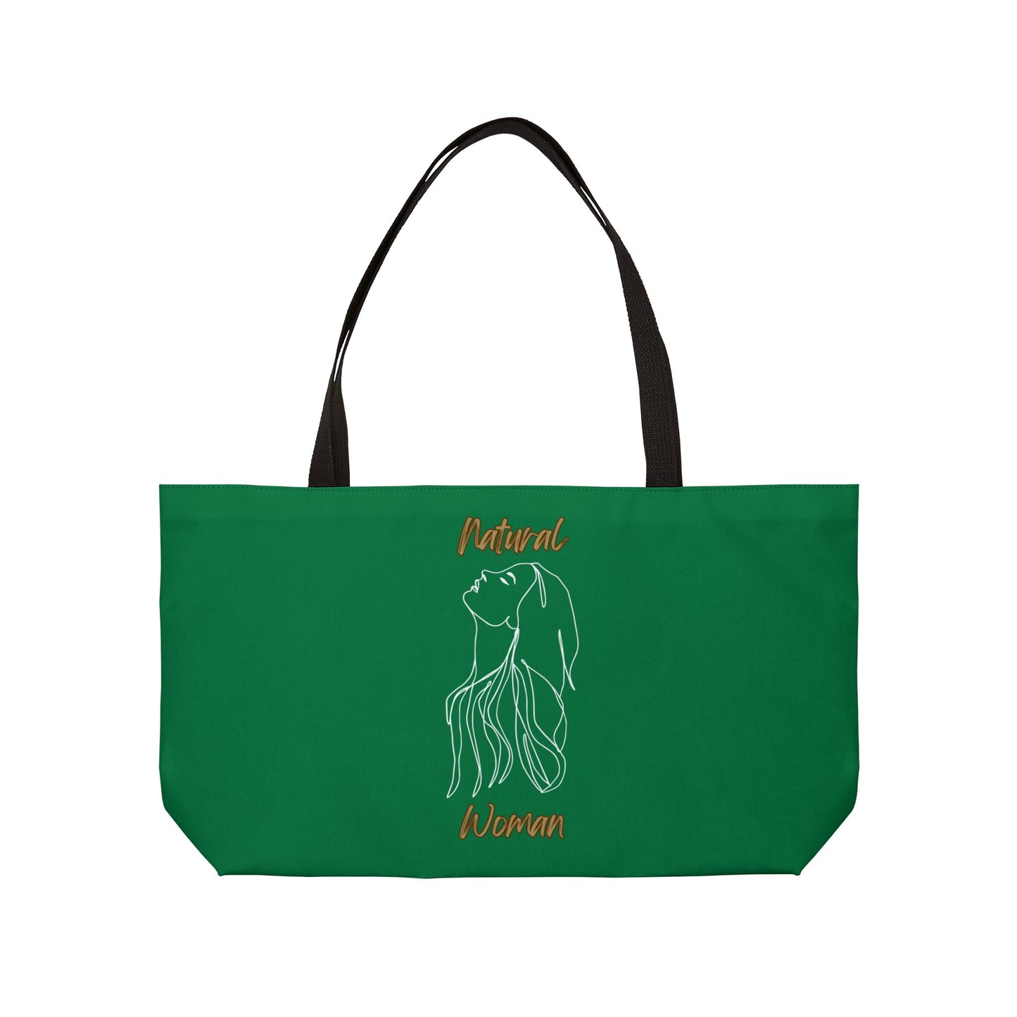 Natural Woman Appreciation (WL) WeekenderTote Bag DARK GREEN