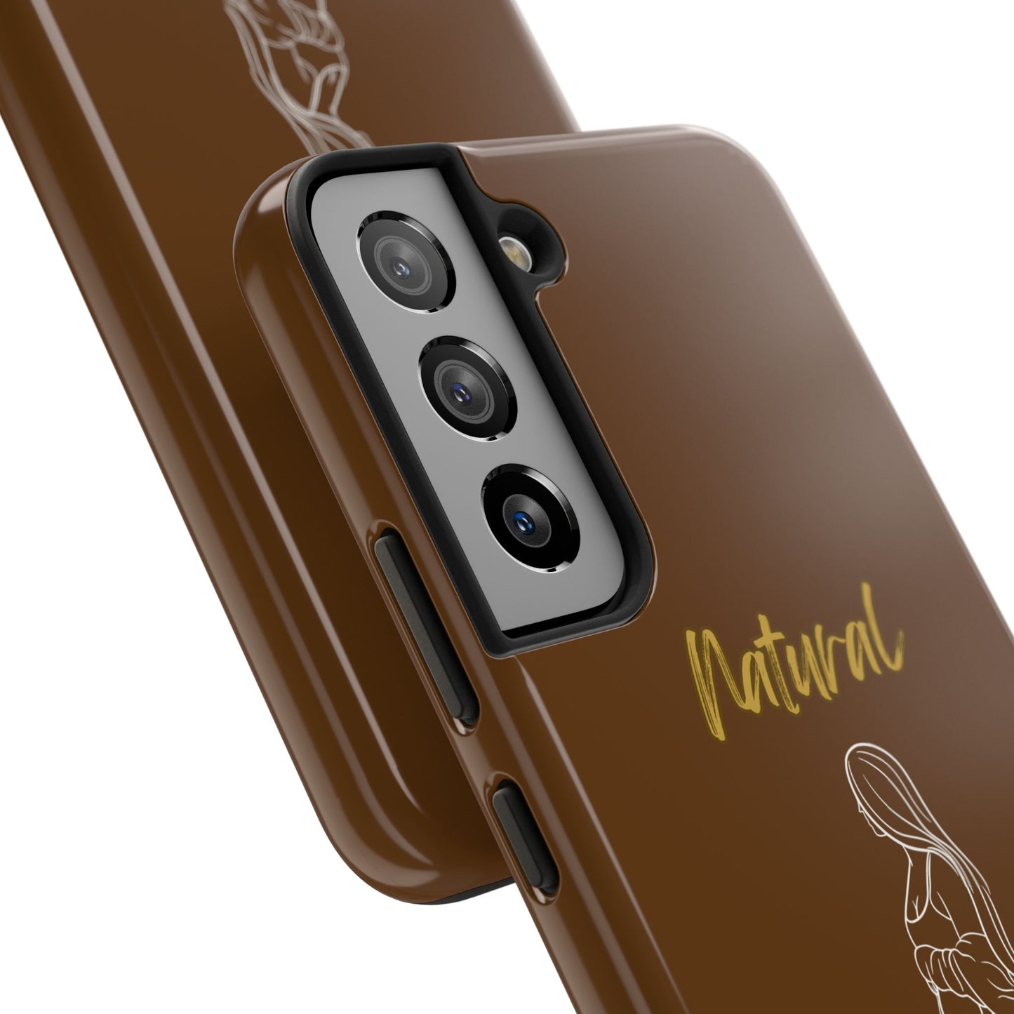 Natural Woman Expecting (WL)Tough Phone Cases BROWN