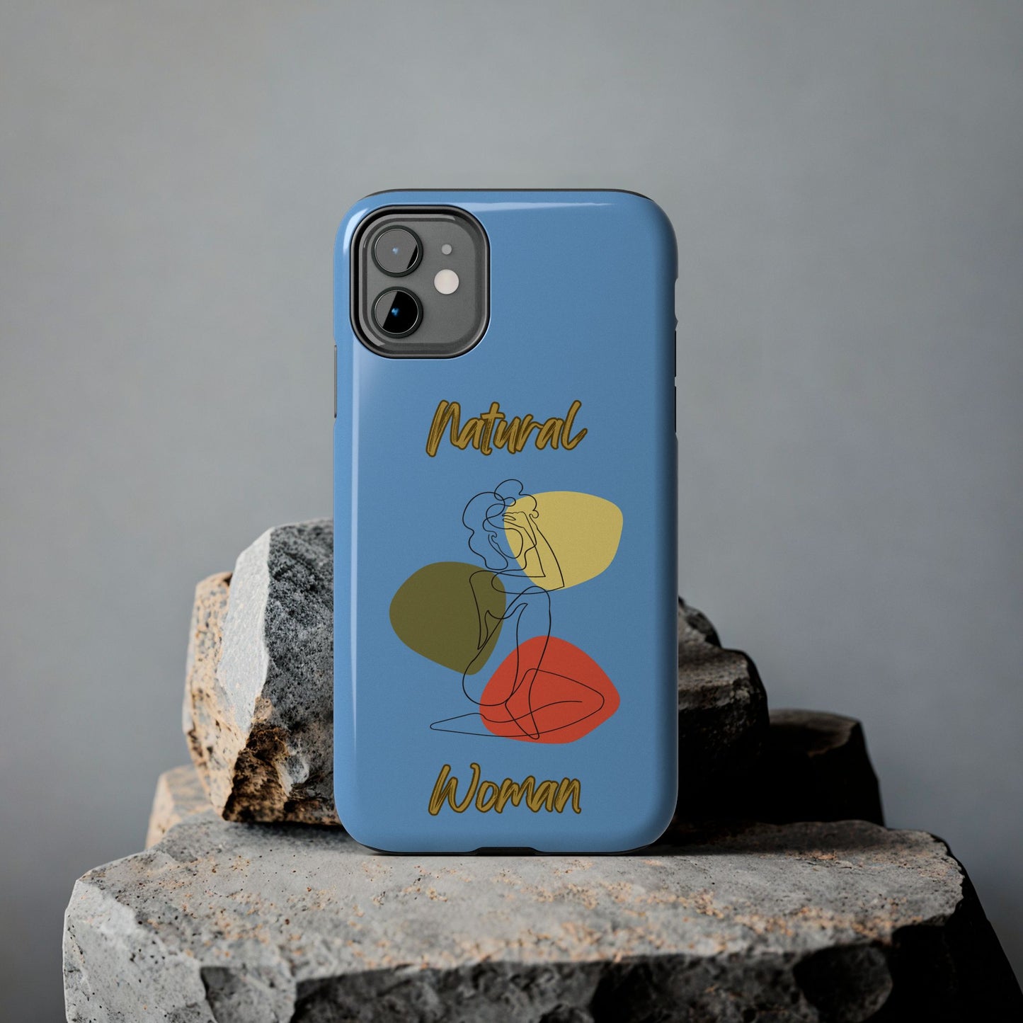 Natural Woman Colorful Pose (BL)Tough Phone Cases LIGHT BLUE