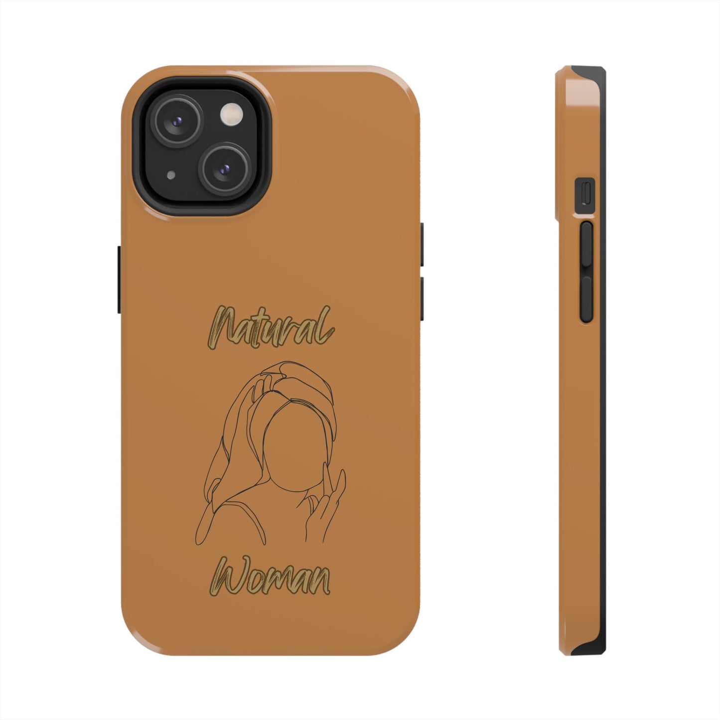 Natural Woman Towel Wrapped (BL)Tough Phone Cases LIGHT BROWN