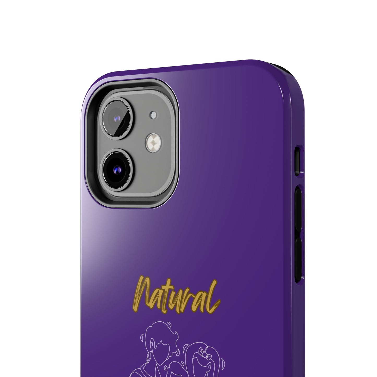 Natural Woman Bear Hugs (WL) Tough Phone Cases PURPLE