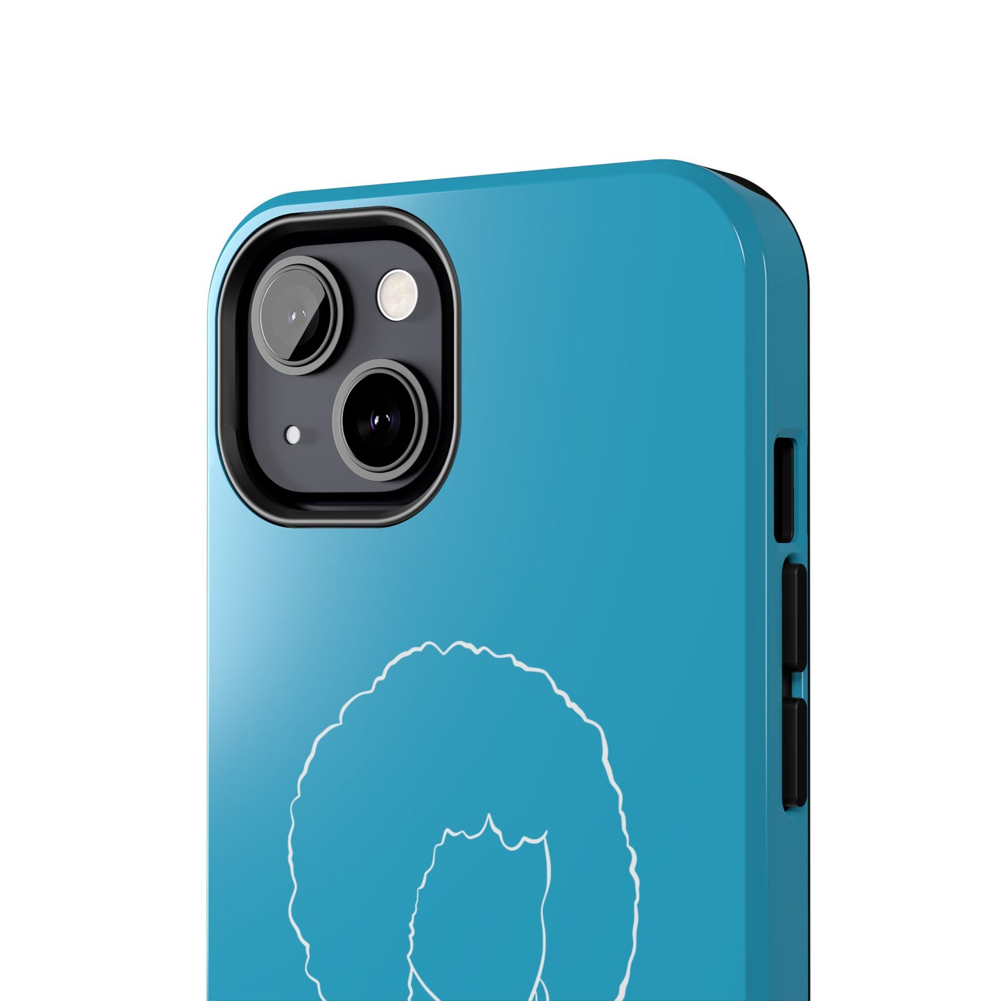 Natural Woman Afro (WL)Tough Phone Cases TURQUOISE