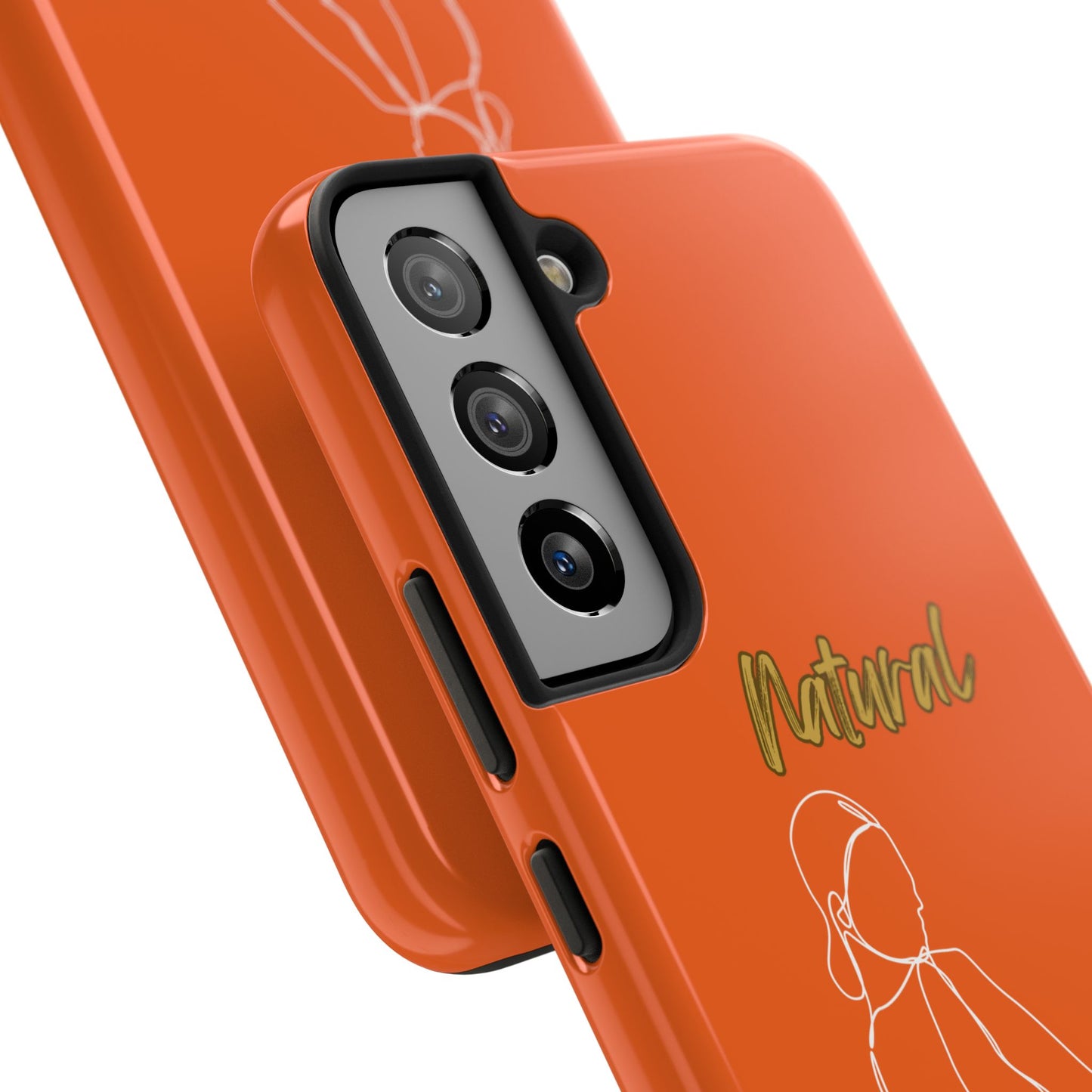 Natural Woman Hands Free (WL)Tough Phone Cases ORANGE