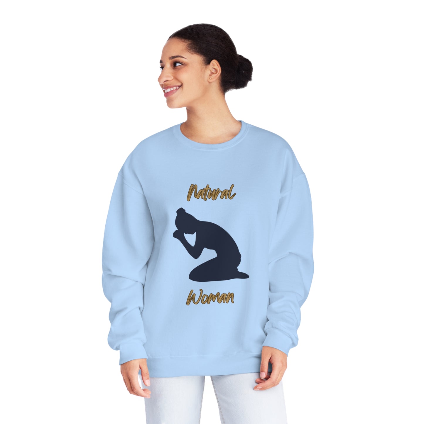 Natural Woman Pray (BL) Crewneck Sweatshirt