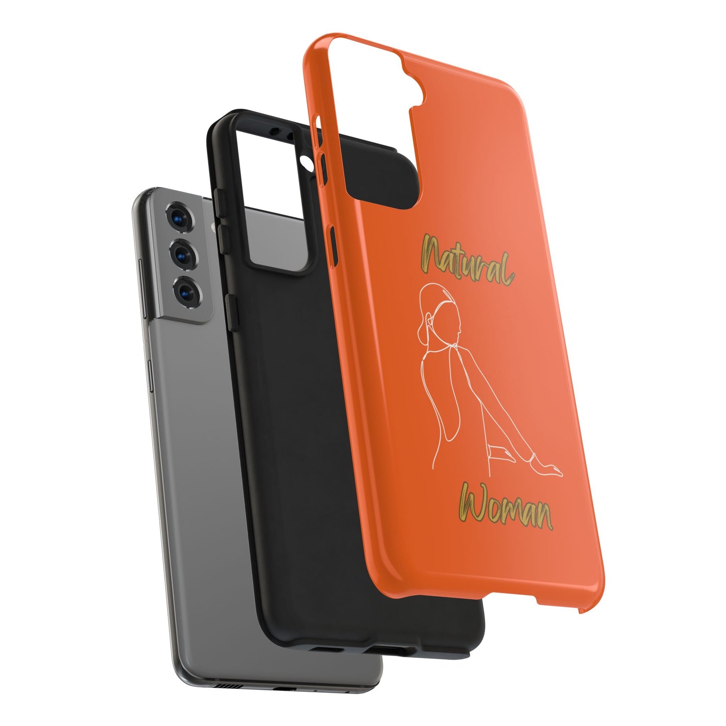 Natural Woman Hands Free (WL)Tough Phone Cases ORANGE