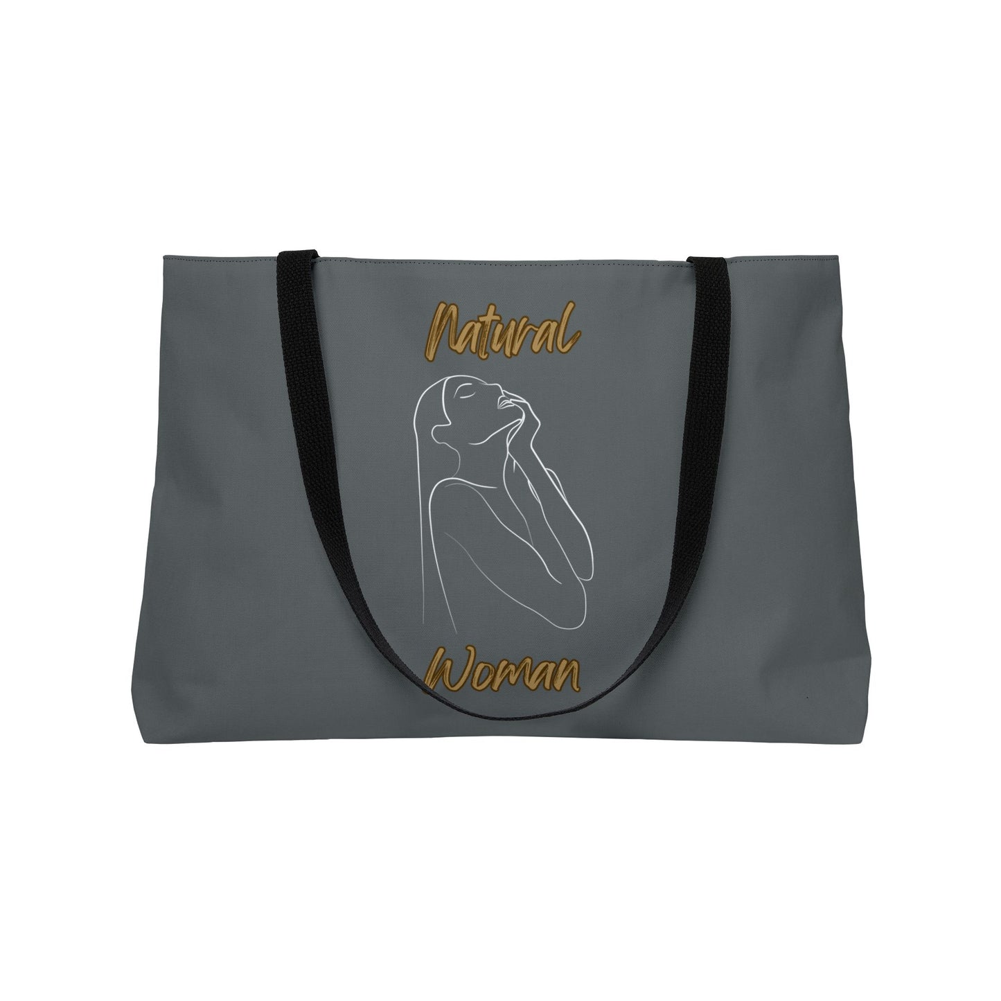 Natural Woman Thank You (WL) Weekender Tote Bag DARK GREY