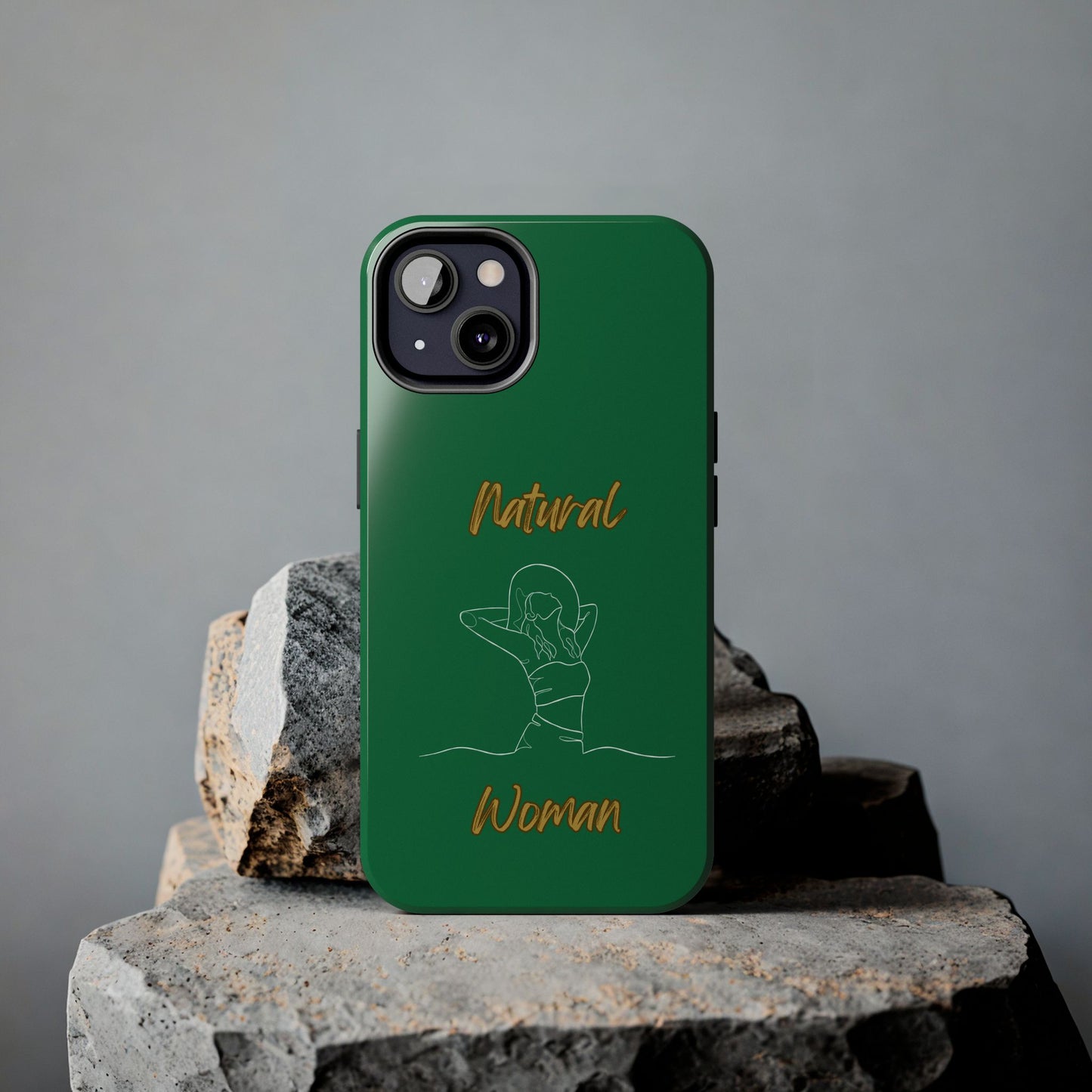 Natural Woman Sun Fun (WL)Tough Phone Cases DARK GREEN