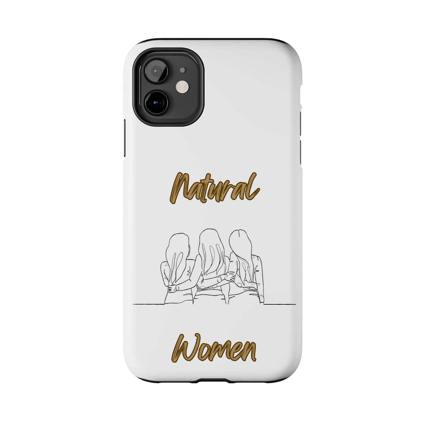 Natural Woman Loving Friends (BL)Tough Phone Cases WHITE