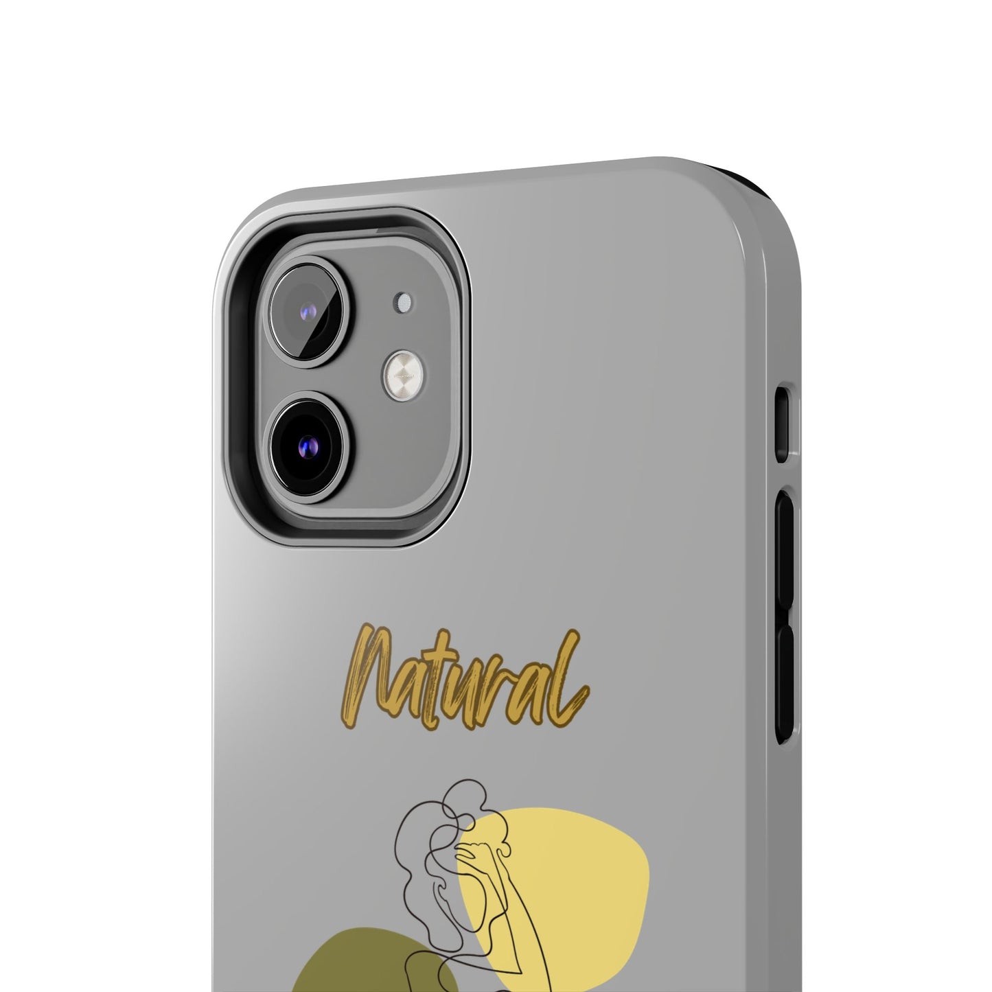 Natural Woman Colorful Pose (BL)Tough Phone Cases LIGHT GREY