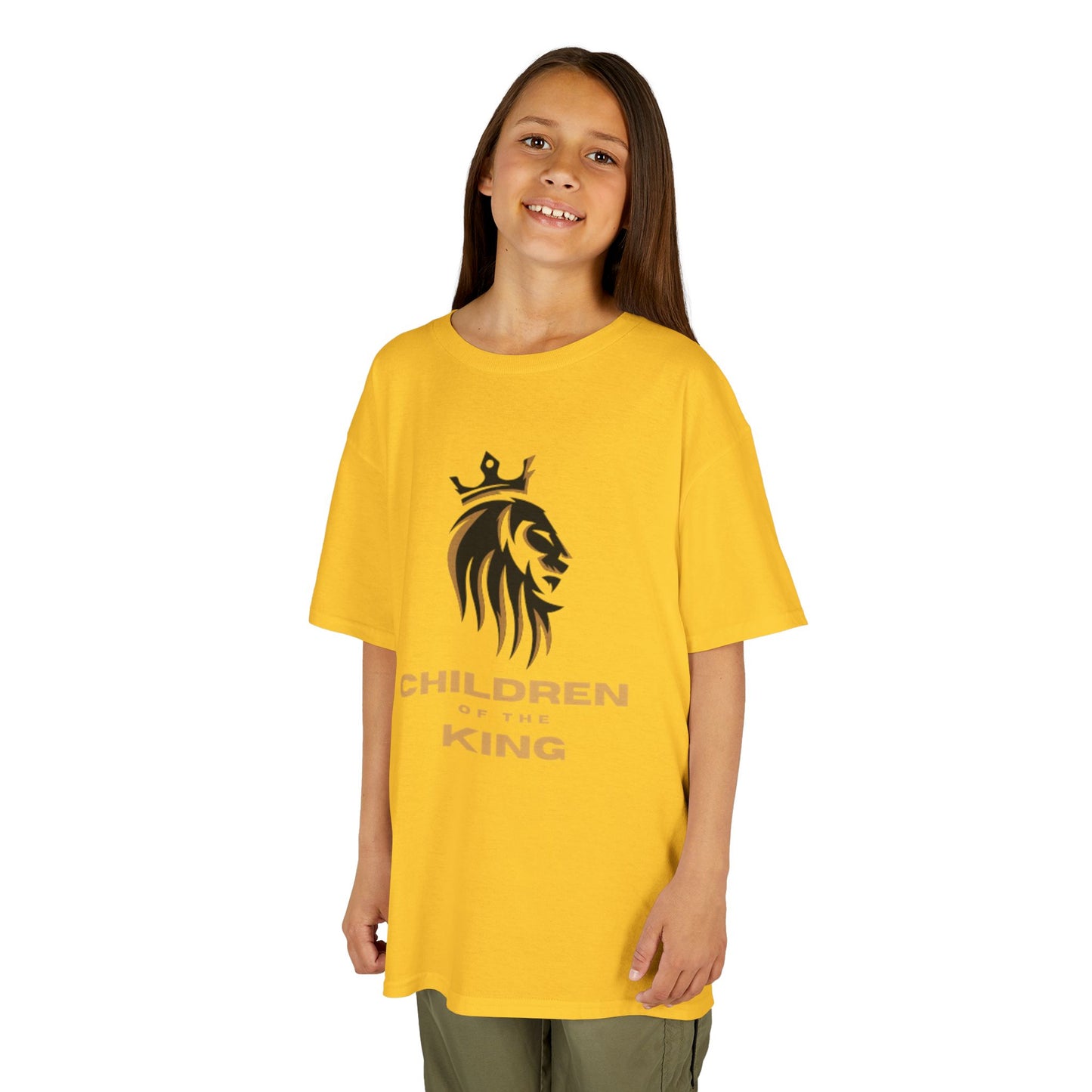 Children of the King Inspirational Kids Cotton T-Shirt (BL)