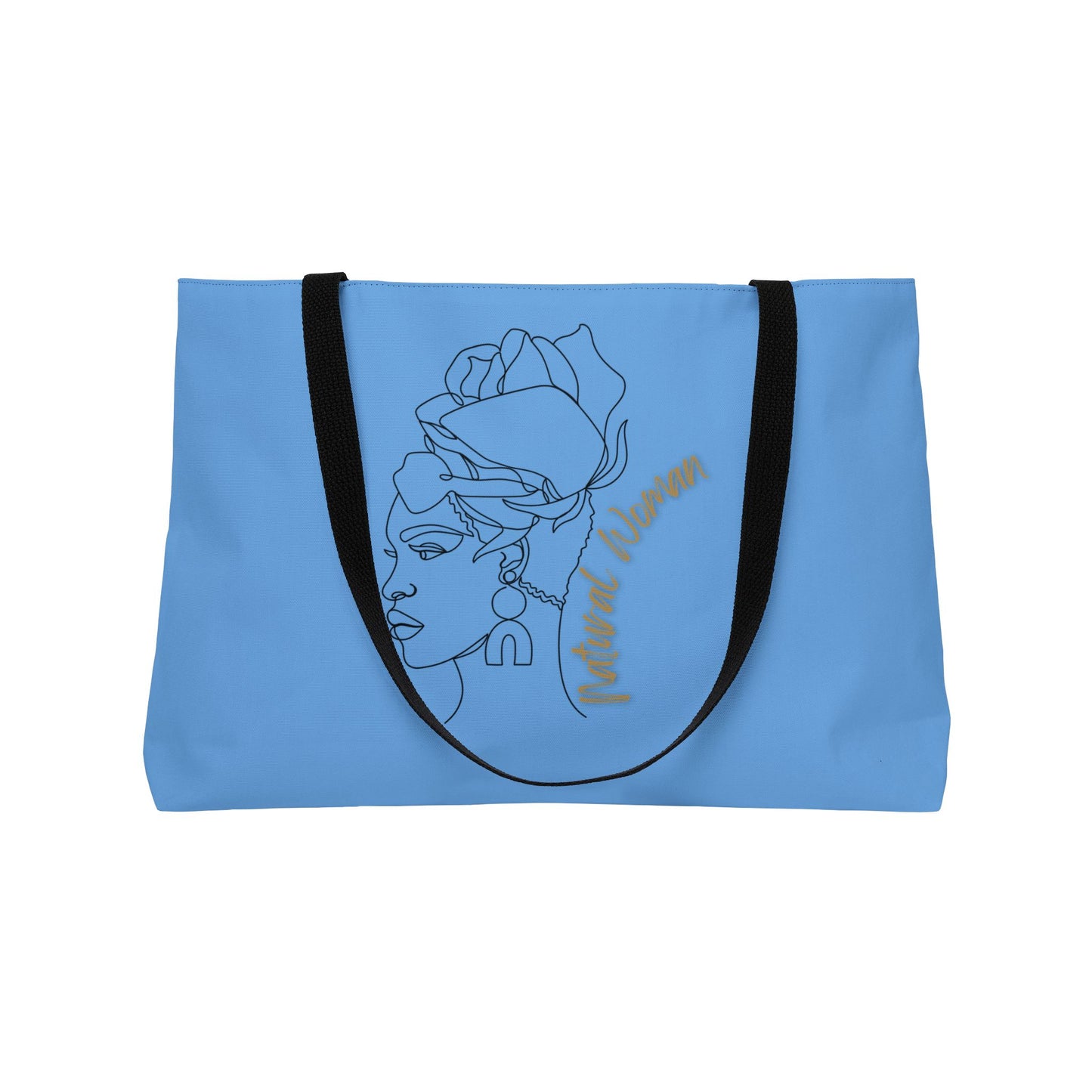 Natural Woman Flower Wrap (BL) Weekender Tote Bag LIGHT BLUE