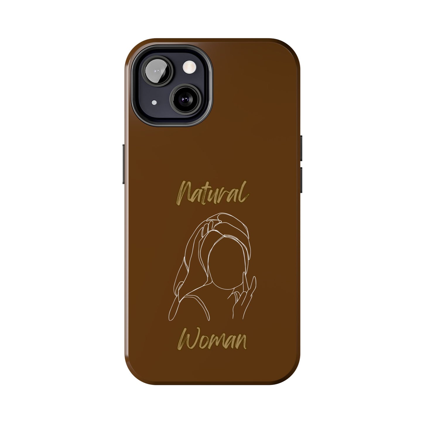 Natural Woman Towel Wrapped (WL)Tough Phone Cases BROWN
