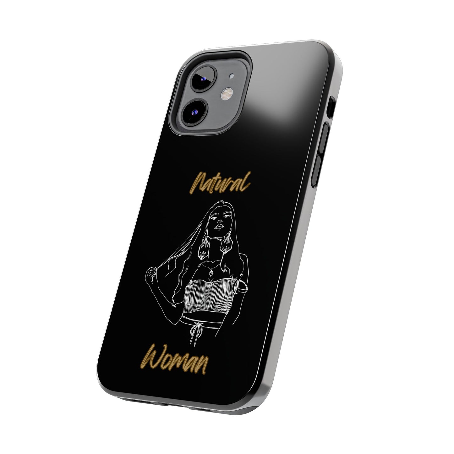 Natural Woman Thinking (WL)Tough Phone Cases BLACK