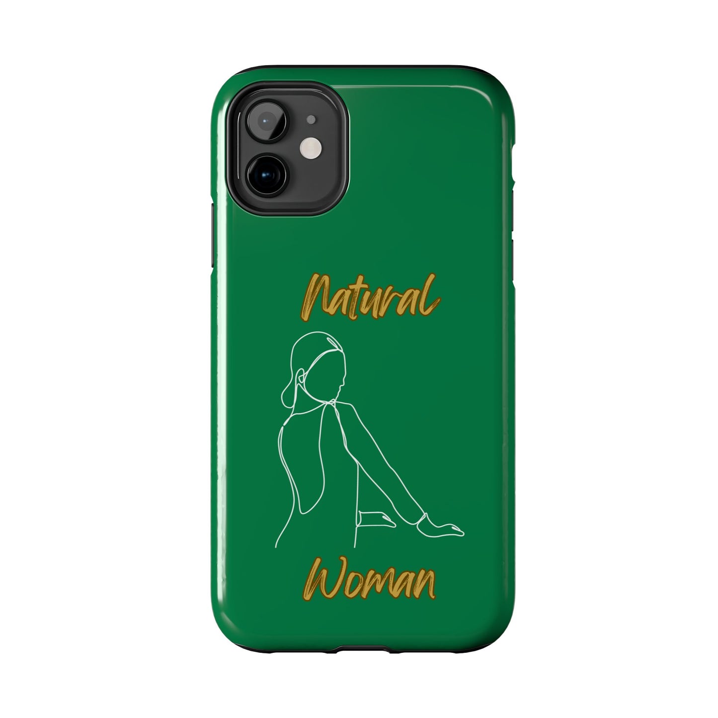 Natural Woman Hands Free (WL)Tough Phone Cases DARK GREEN