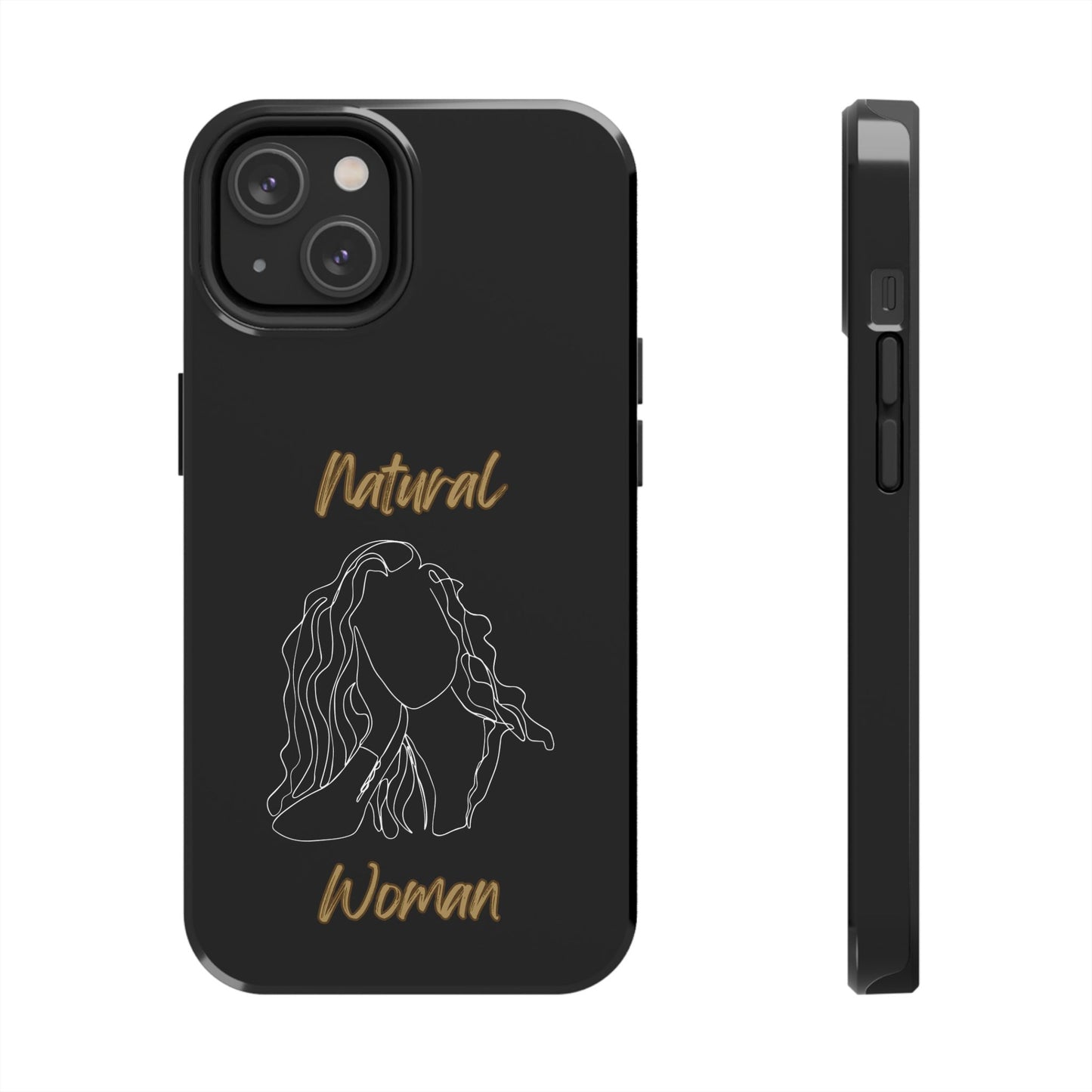 Natural Woman Relaxed (WL) Tough Phone Cases BLACK