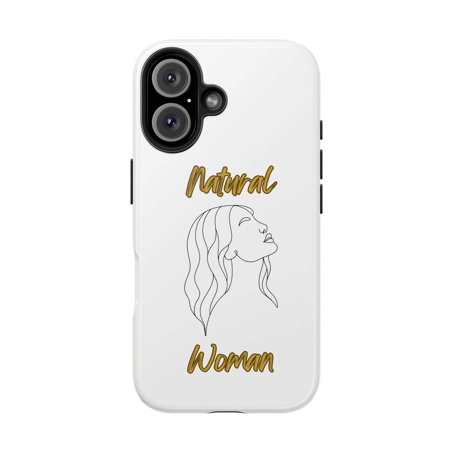Natural Woman Breeze On Face (BL)Tough Phone Cases WHITE