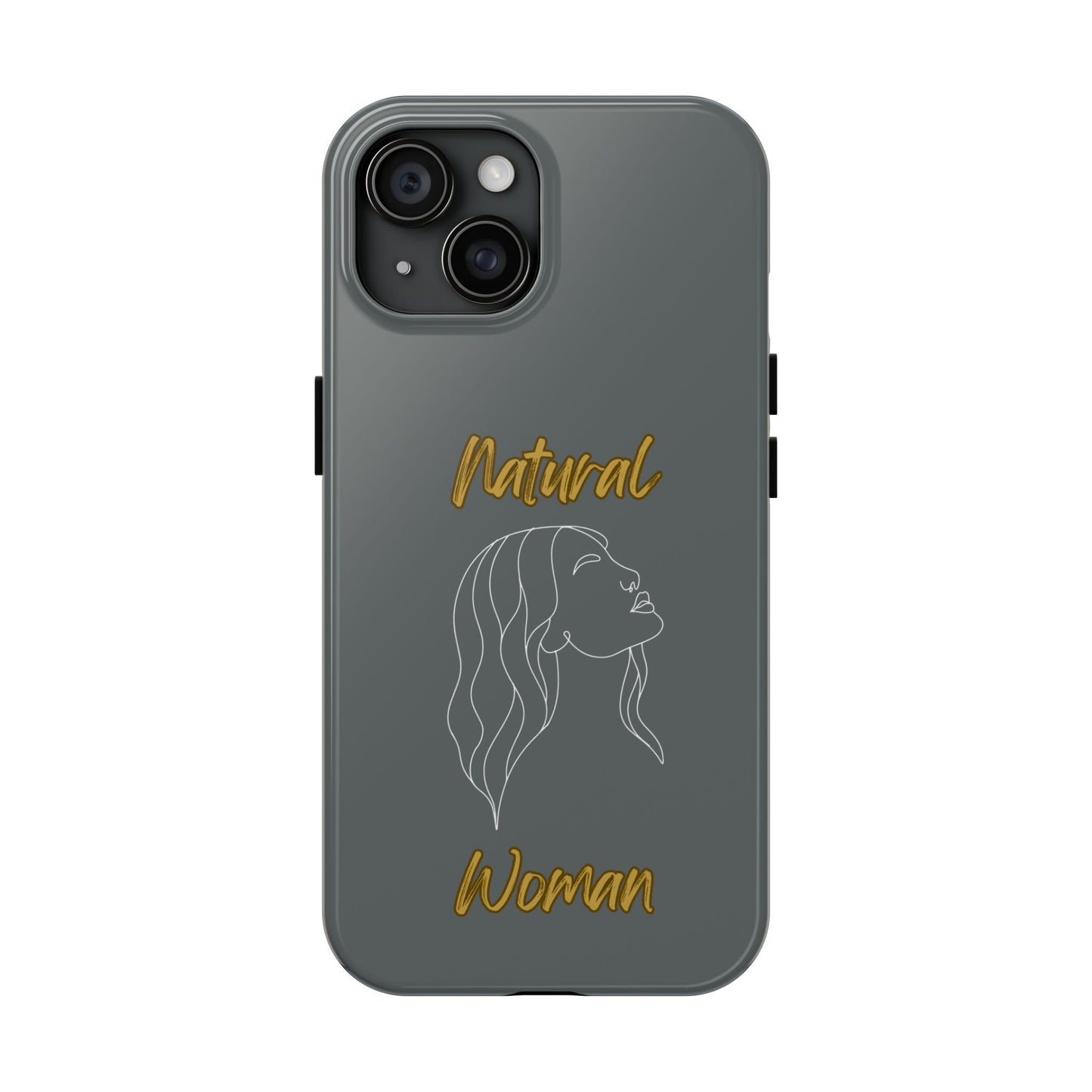 Natural Woman Breeze On Face (WL)Tough Phone Cases DARK GREY