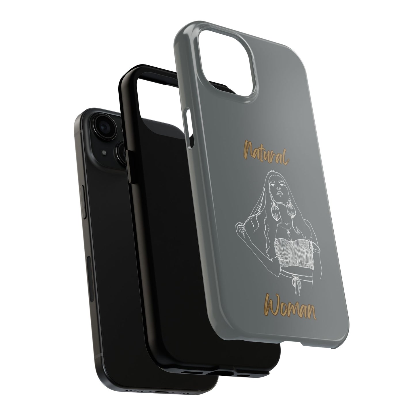 Natural Woman Thinking (WL)Tough Phone Cases DARK GREY