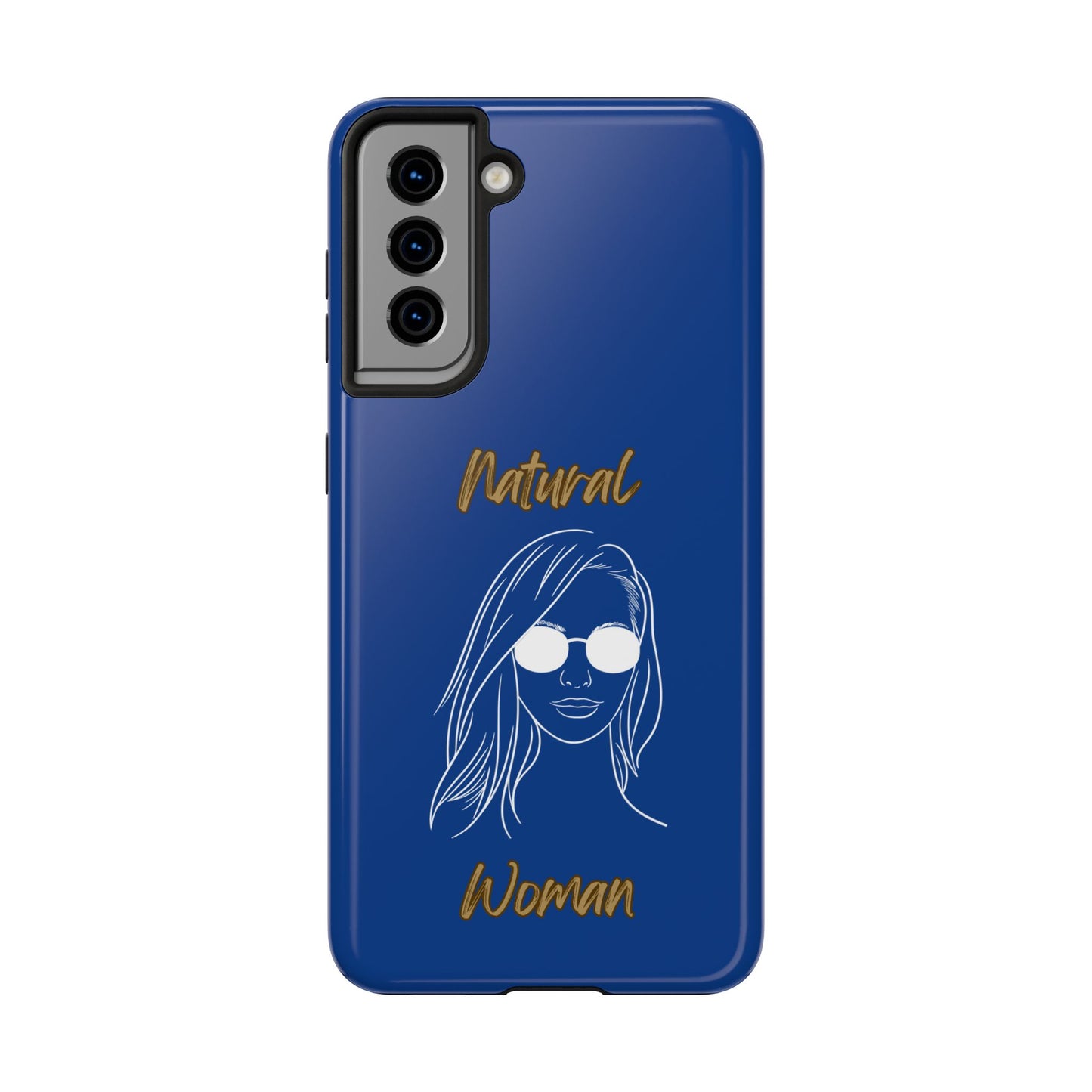 Natural Woman Shades (WL)Tough Phone Cases DARK BLUE