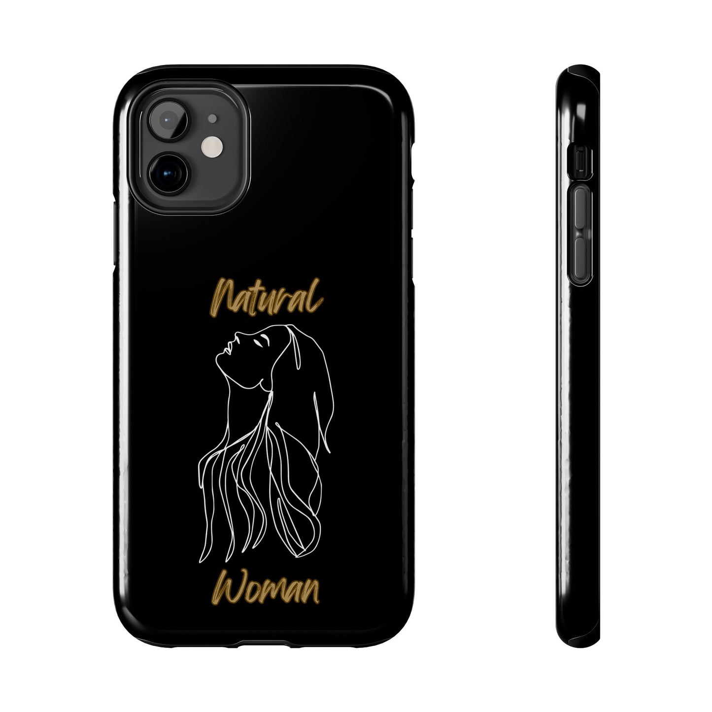 Natural Woman Appreciation (WL)Tough Phone Cases BLACK
