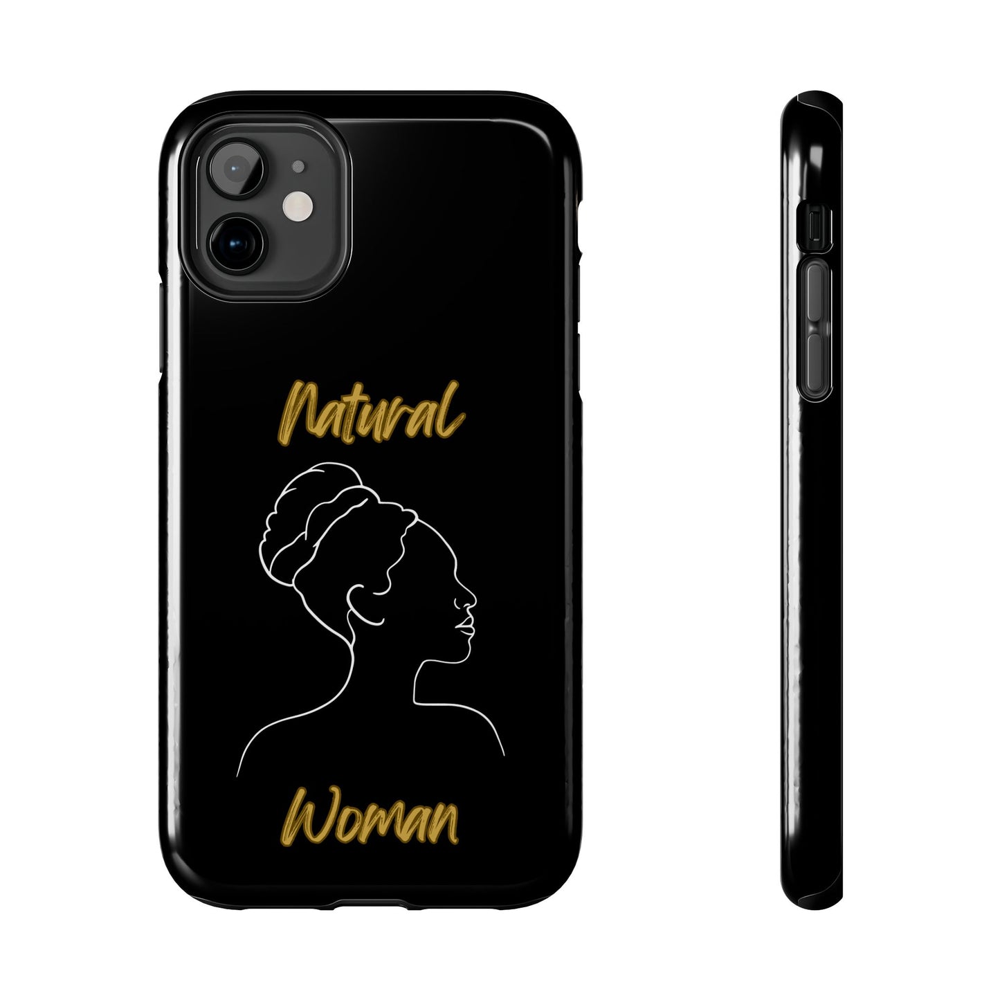 Natural Woman Mixed (WL)Tough Phone Cases BLACK